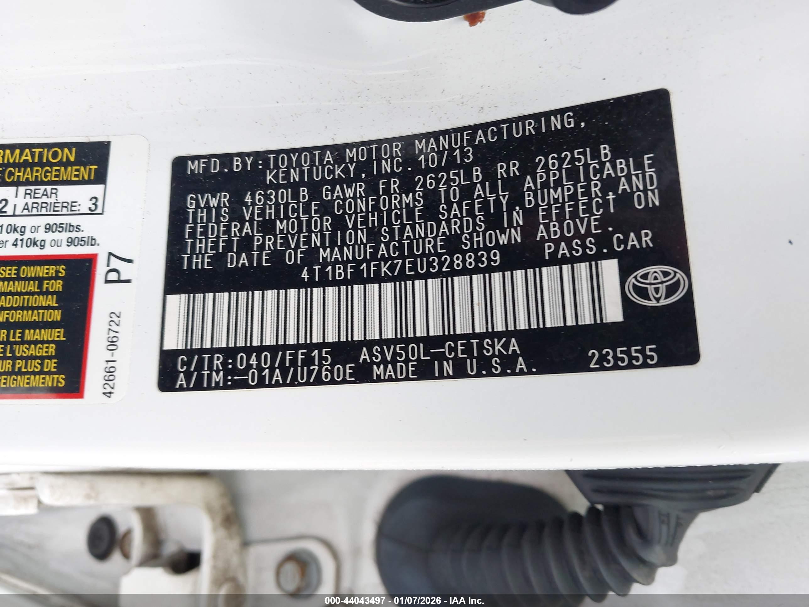 TOYOTA CAMRY image 9