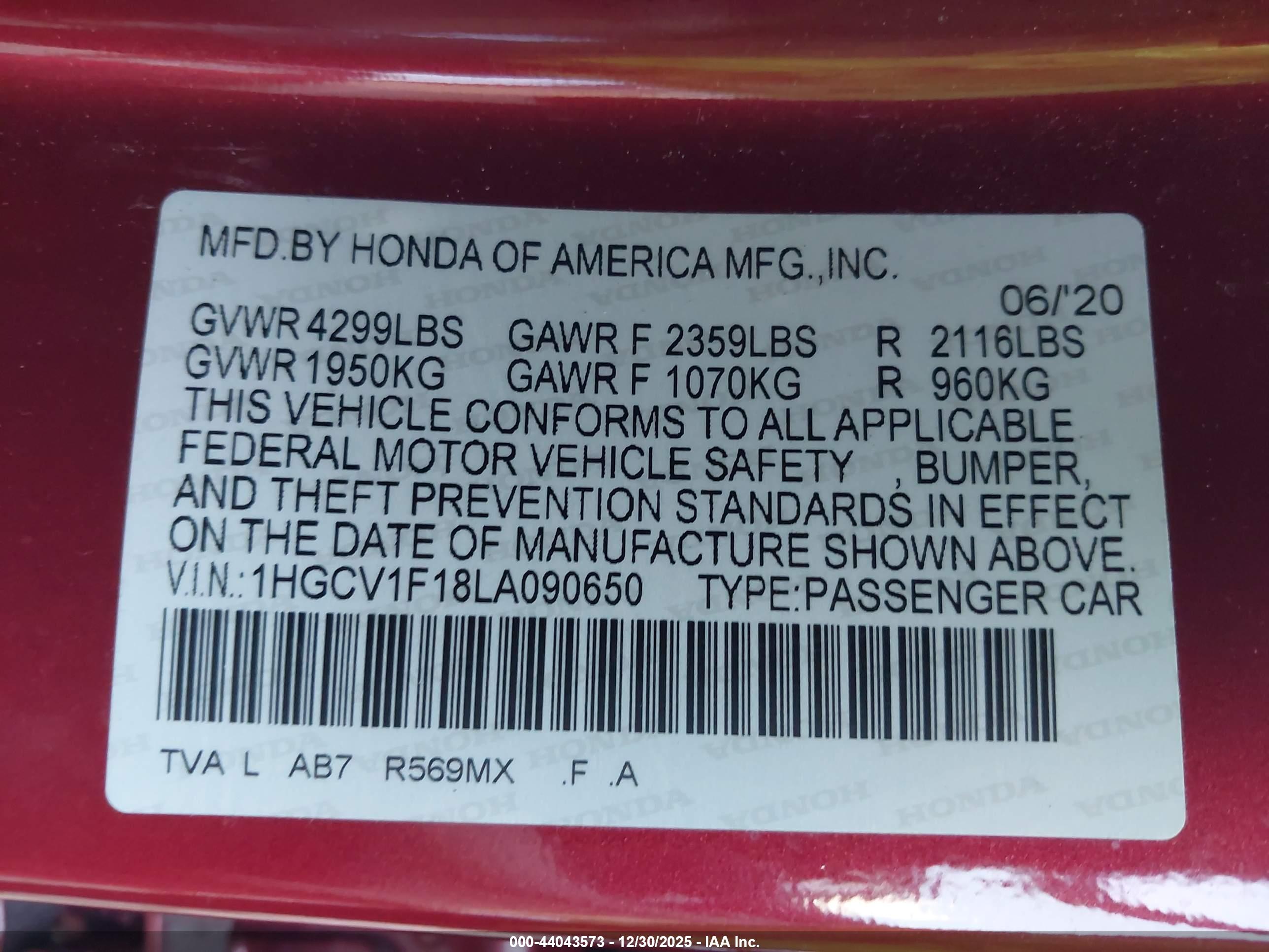 HONDA ACCORD image 9