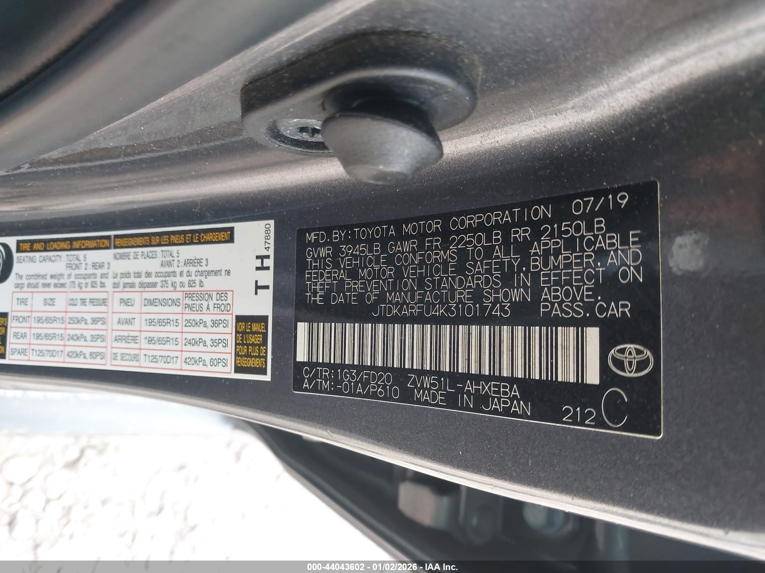 TOYOTA PRIUS image 9