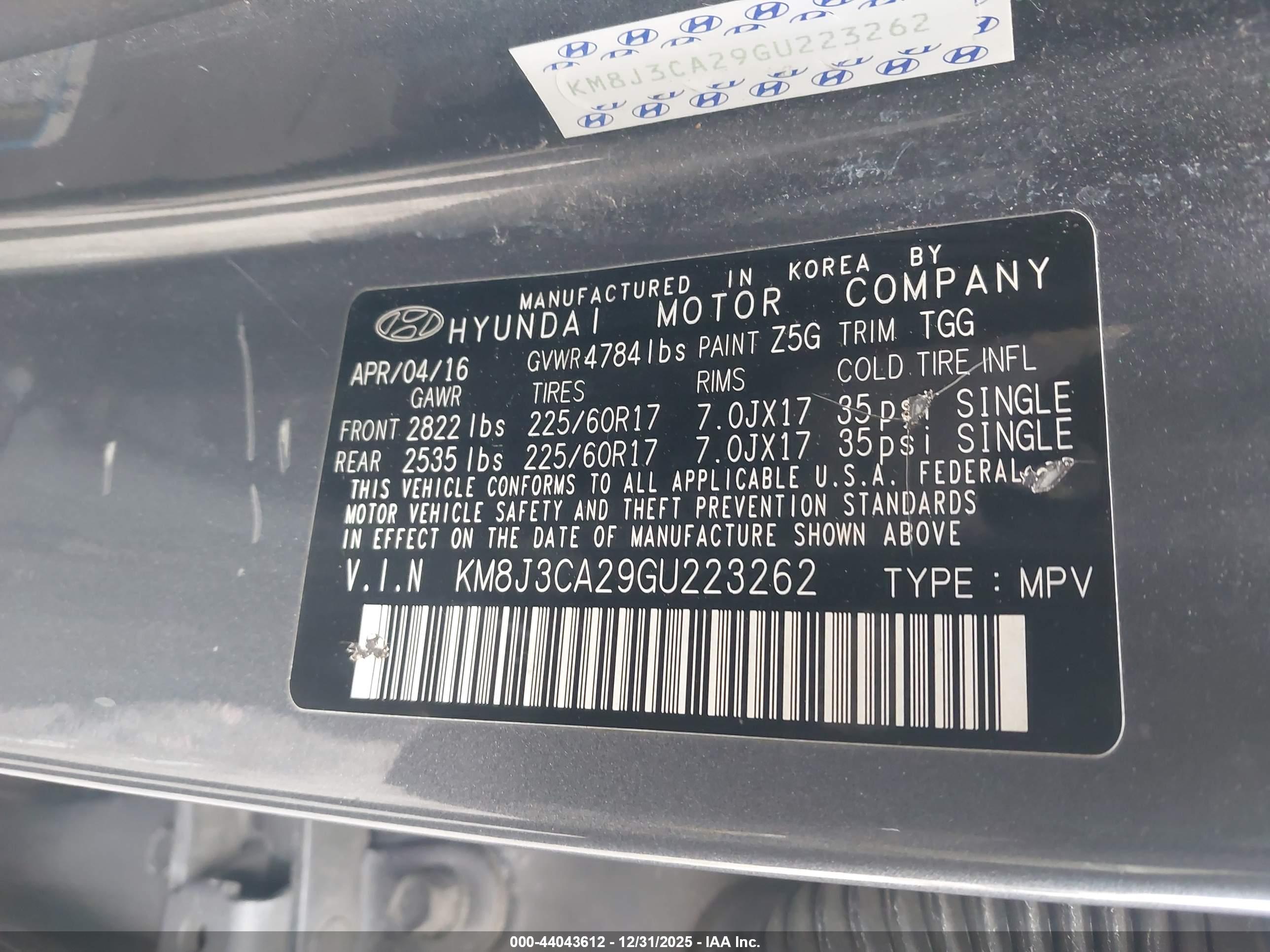 HYUNDAI TUCSON image 9