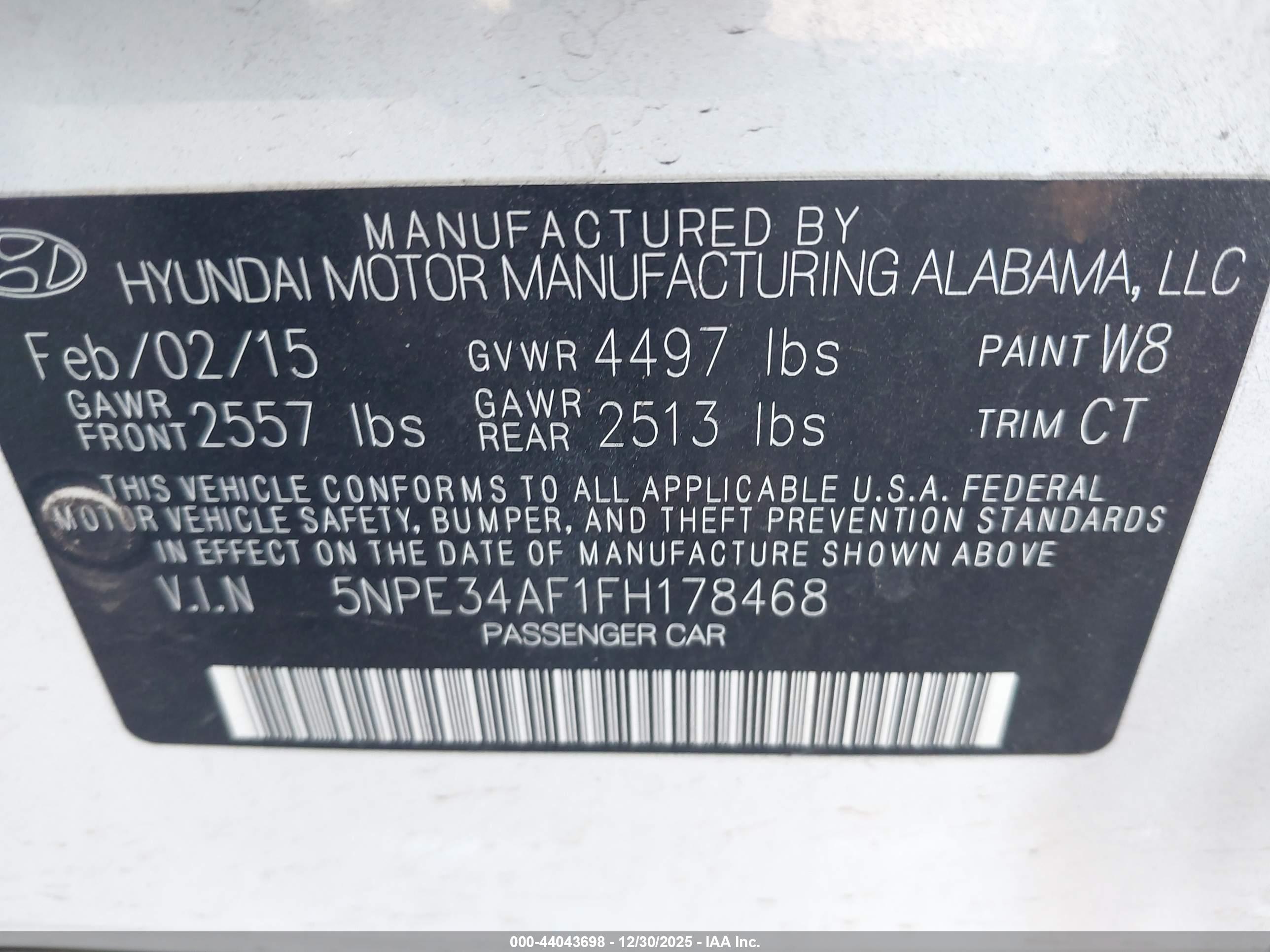 HYUNDAI SONATA image 9