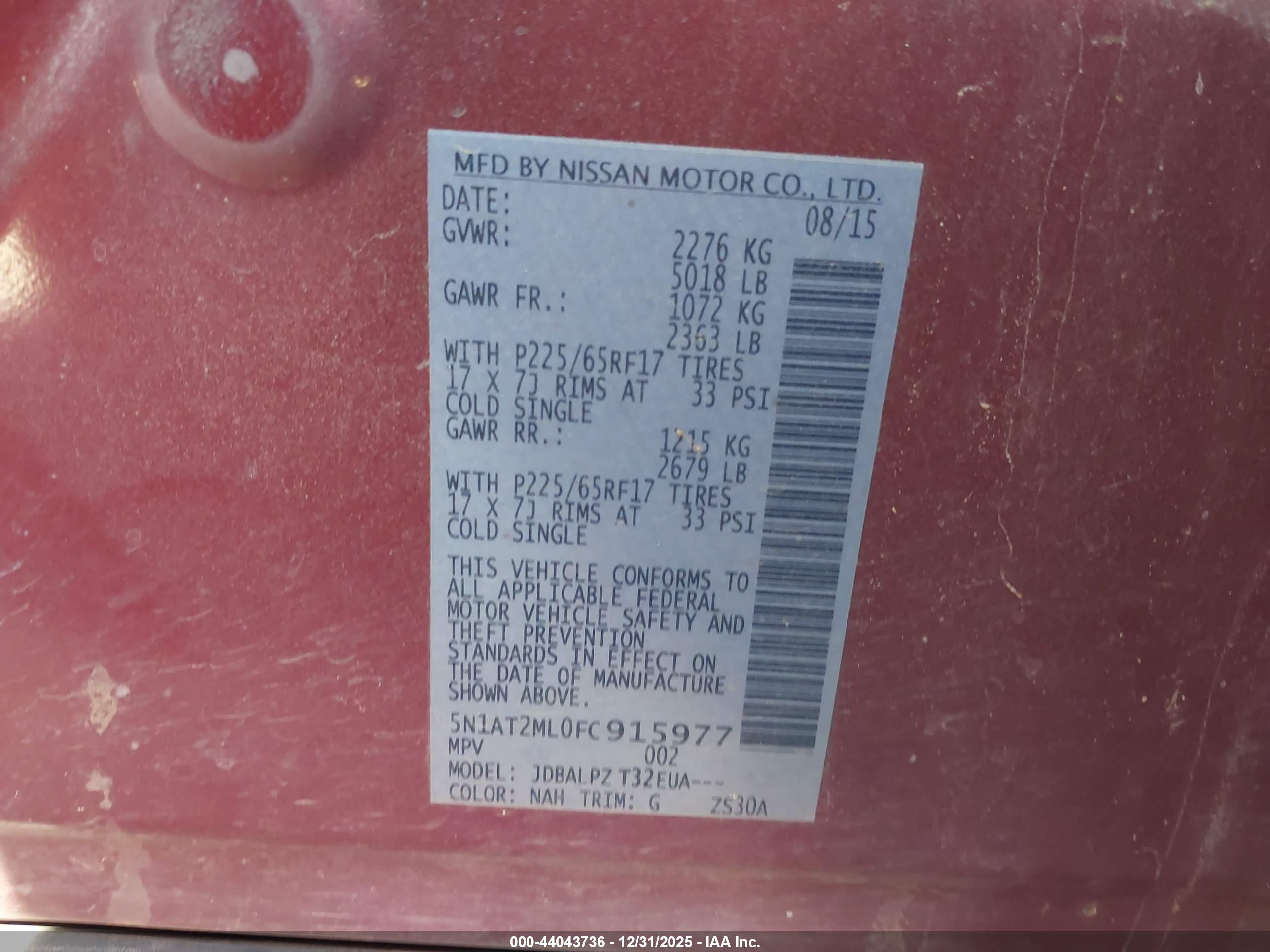 NISSAN ROGUE image 9