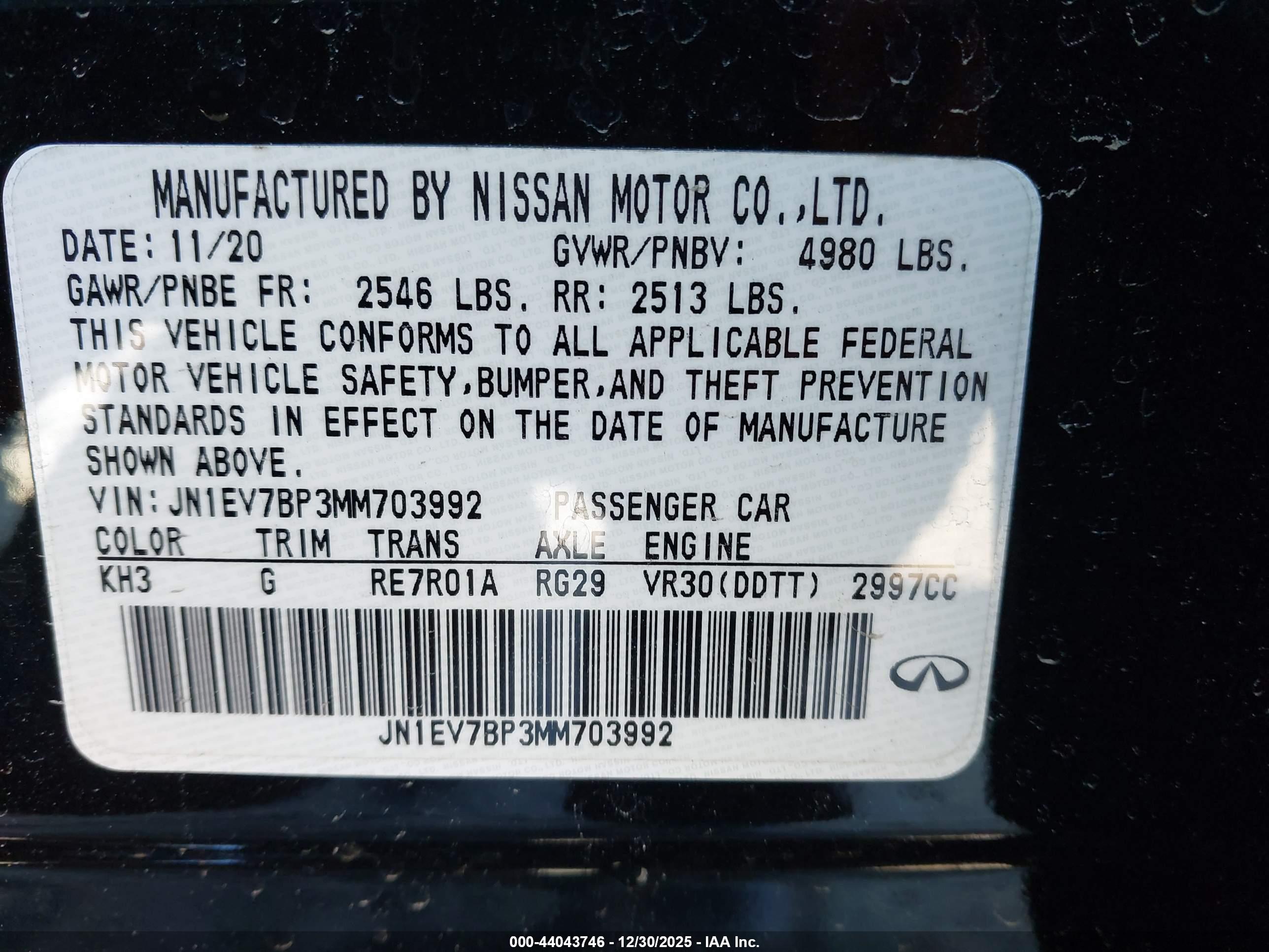 INFINITI Q50 image 9