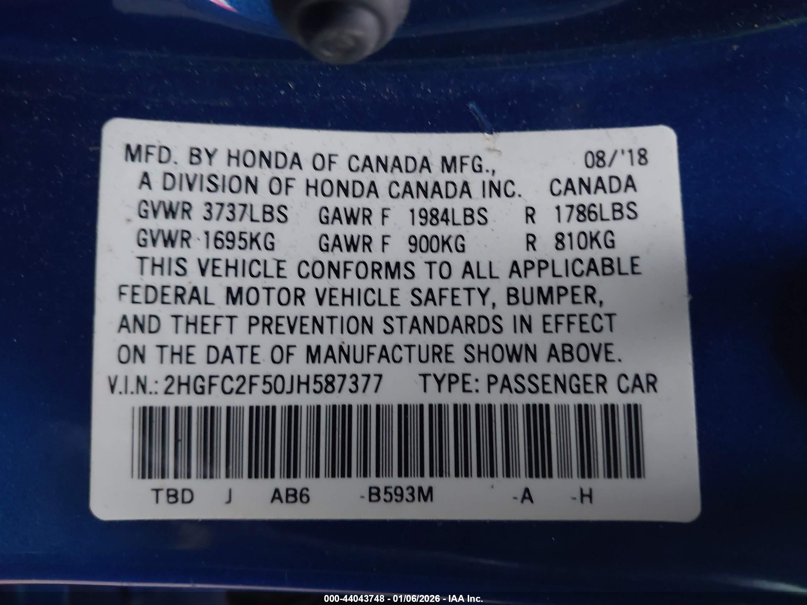 HONDA CIVIC image 9