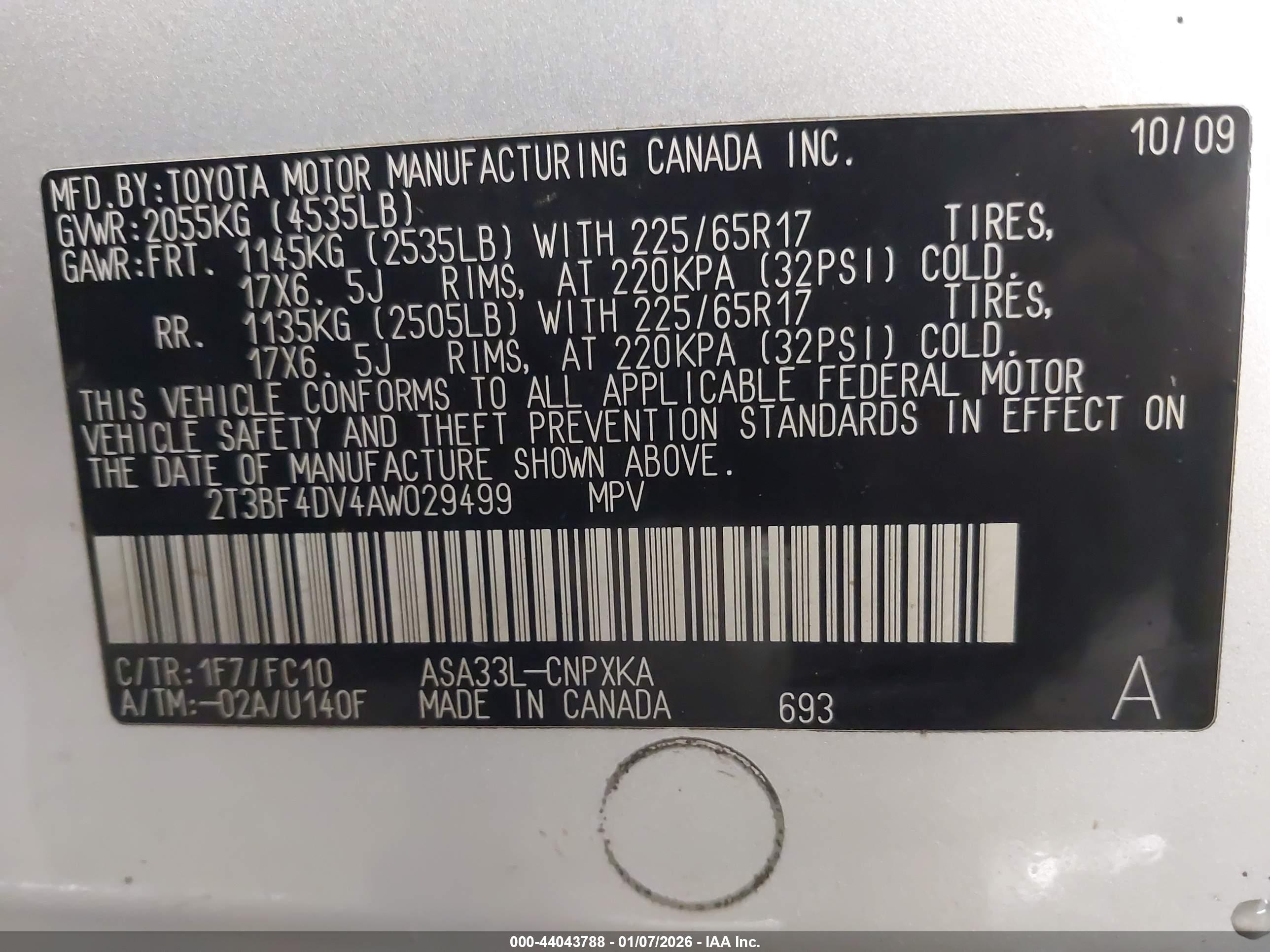 TOYOTA RAV4 image 9