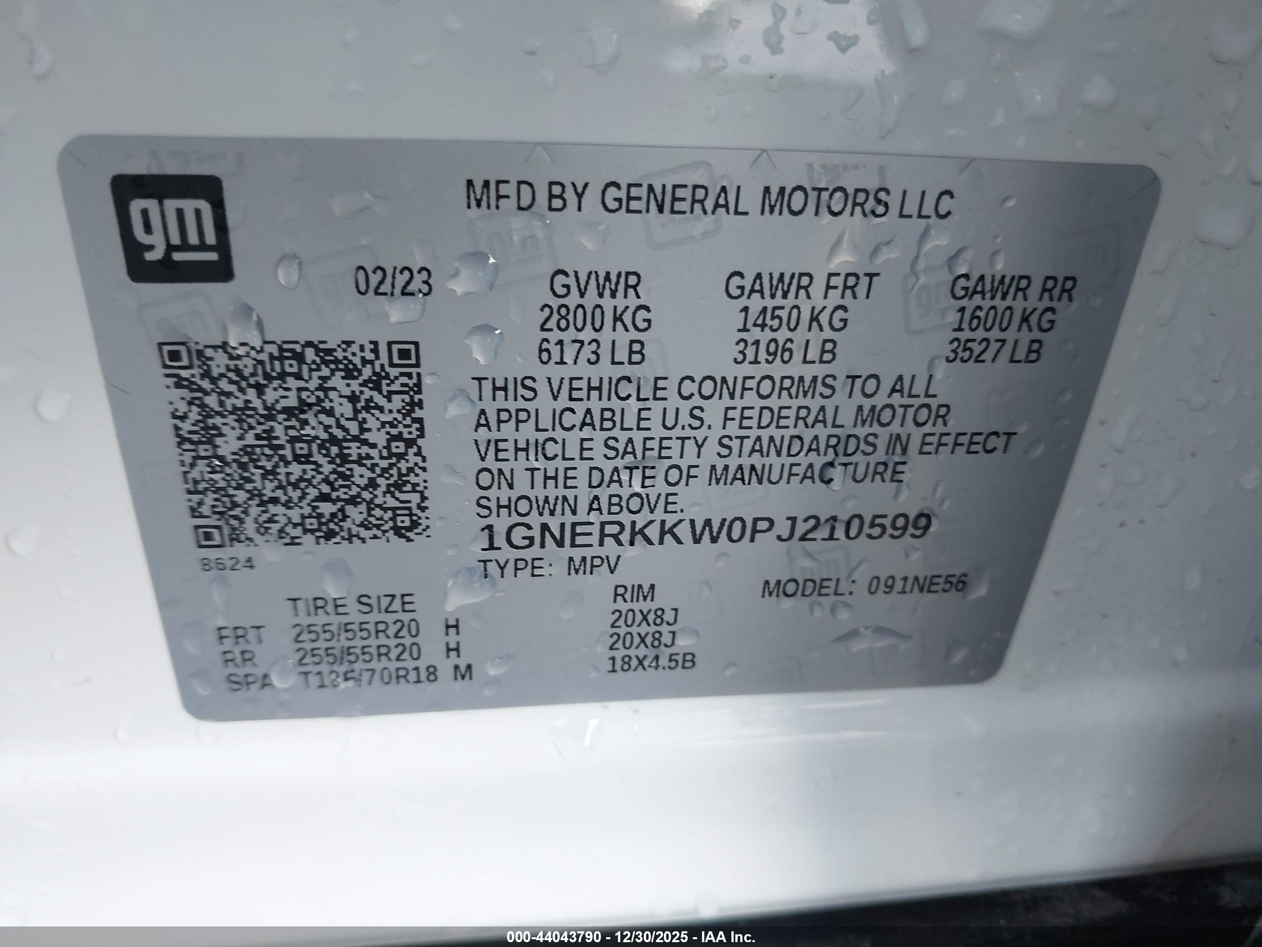 CHEVROLET TRAVERSE image 9