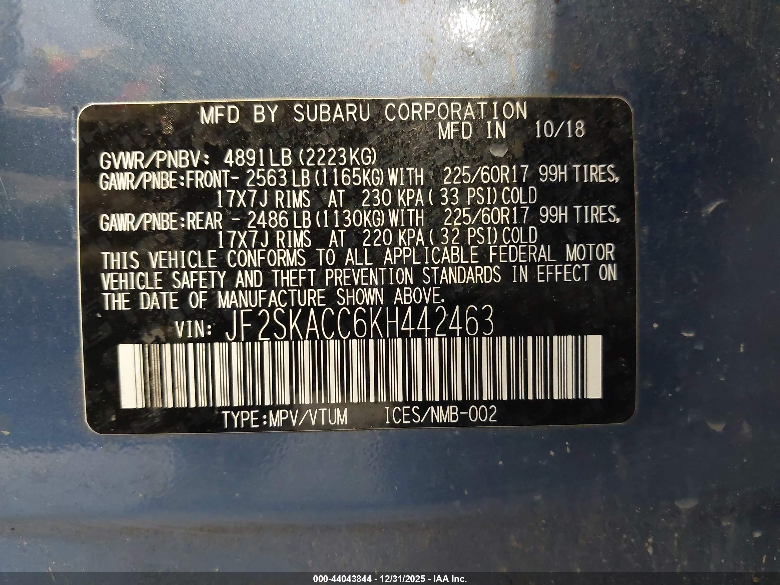 SUBARU FORESTER image 9