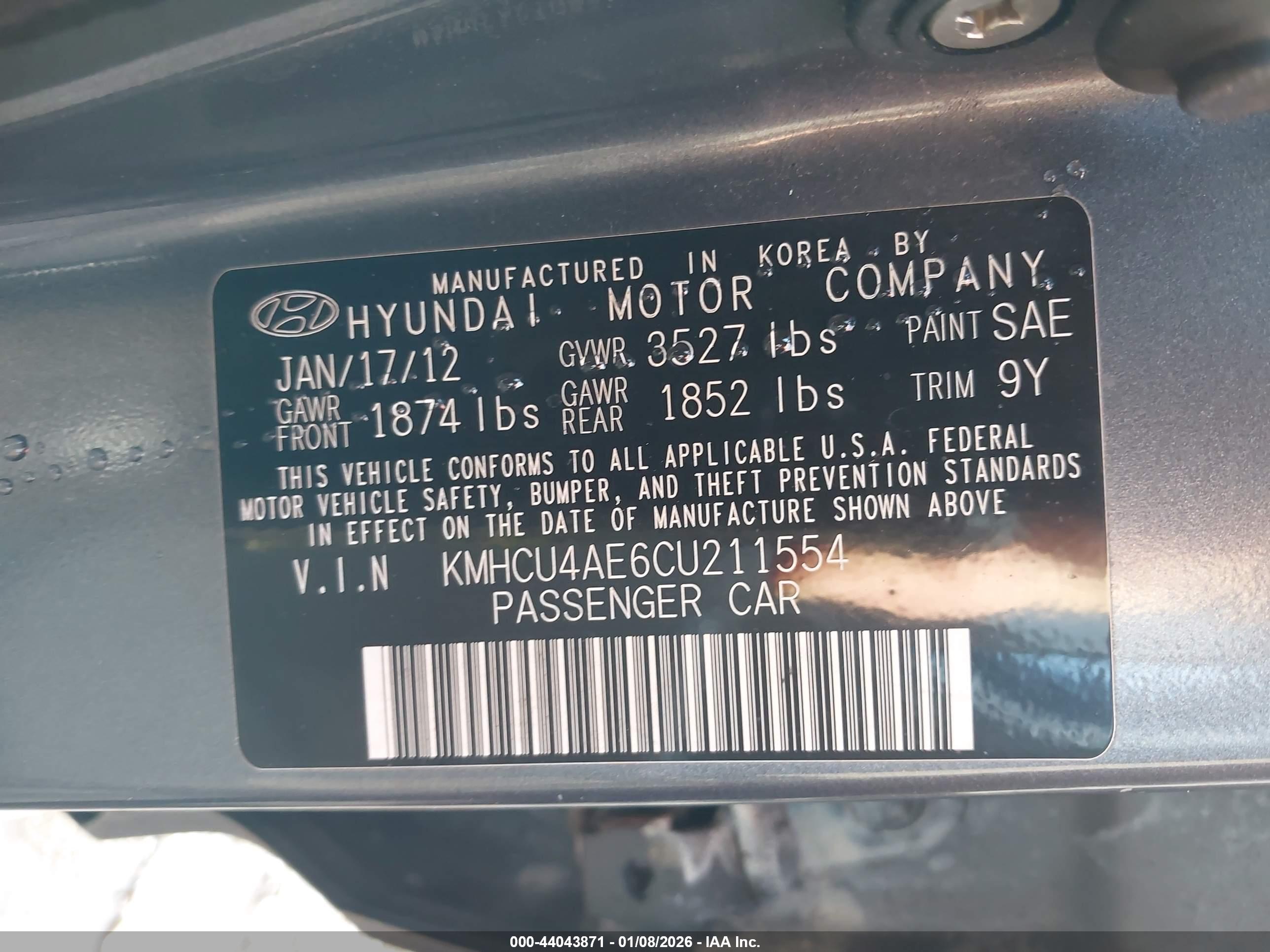 HYUNDAI ACCENT image 9