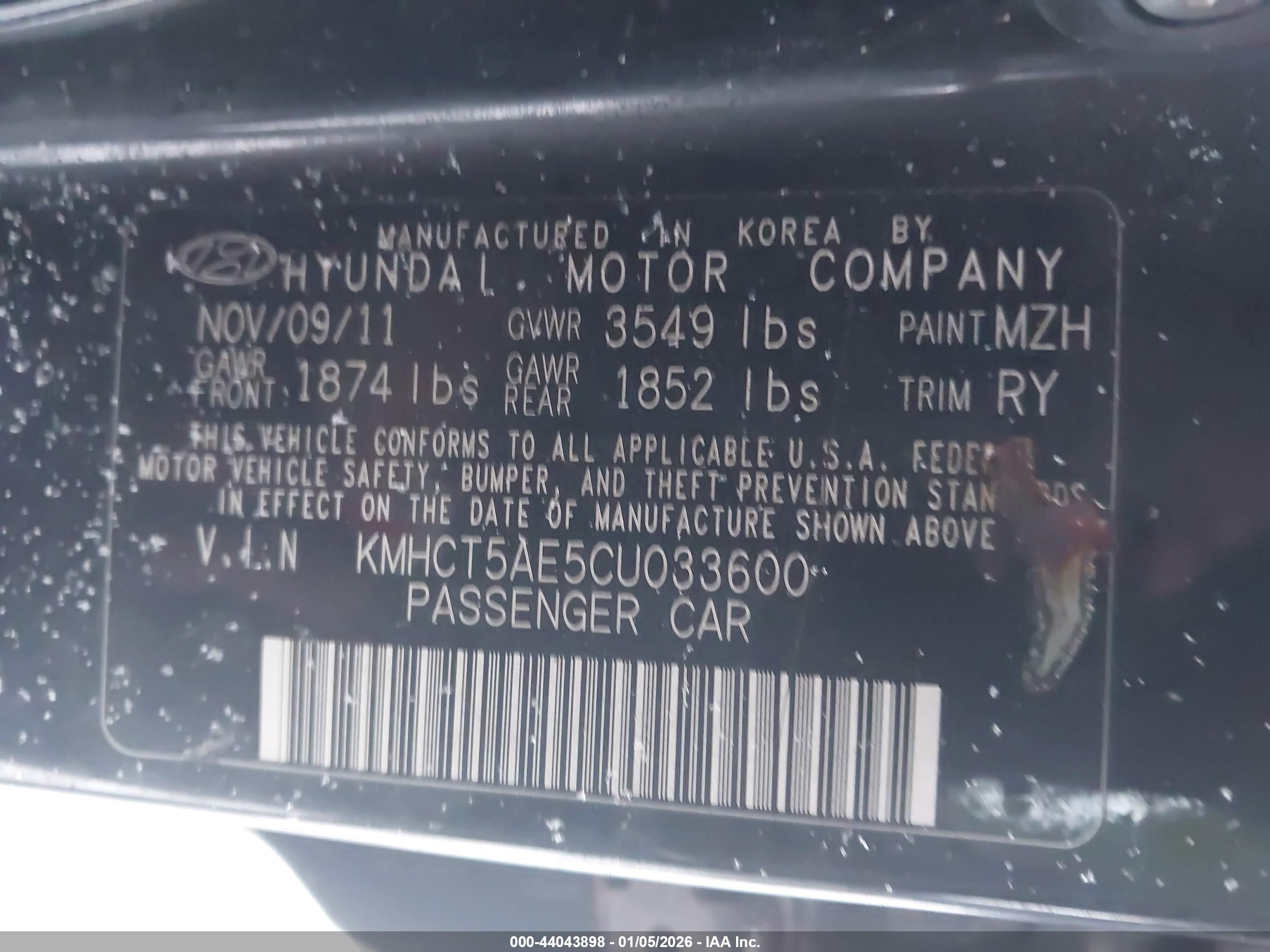 HYUNDAI ACCENT image 9