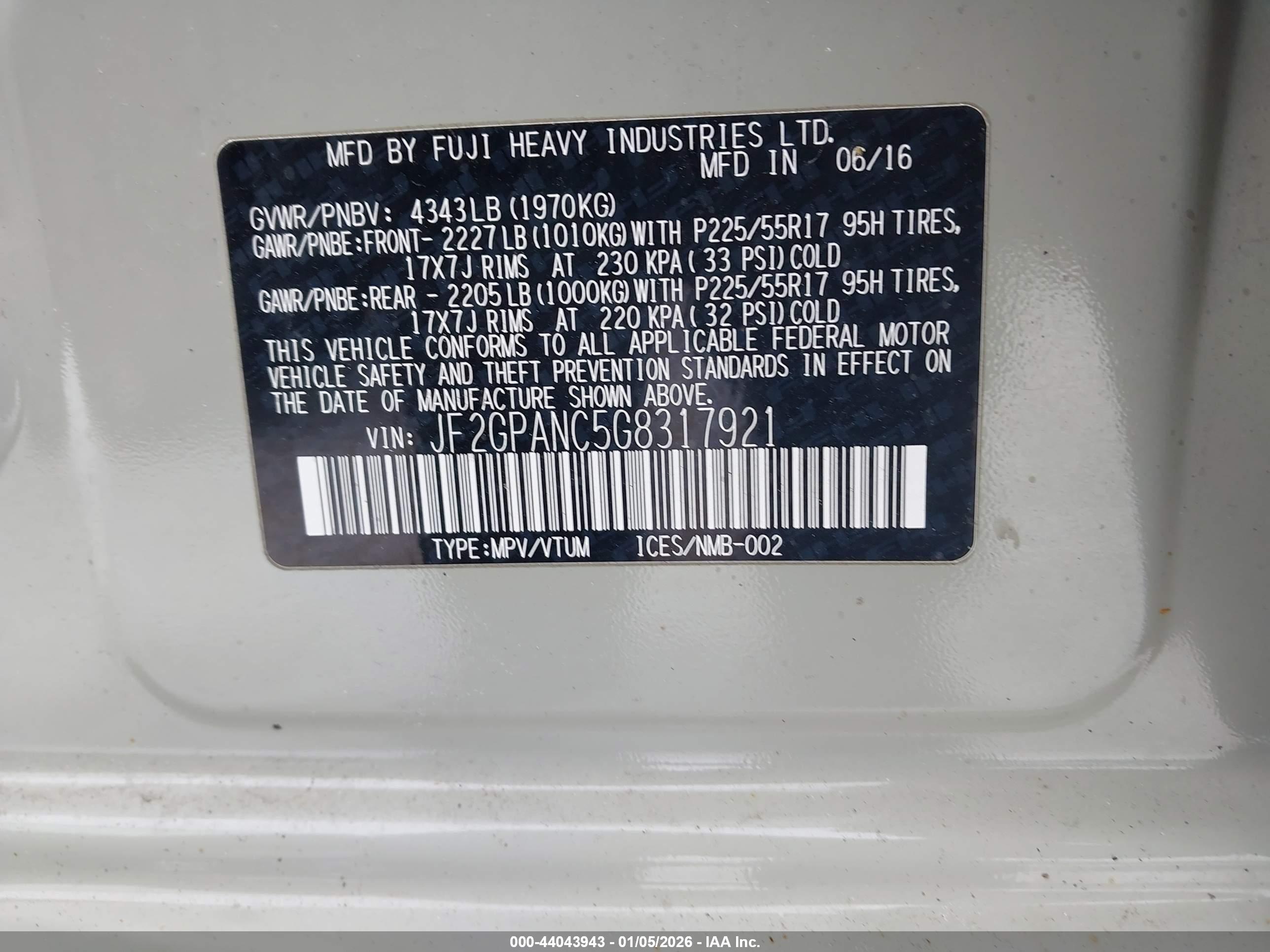 SUBARU CROSSTREK image 9