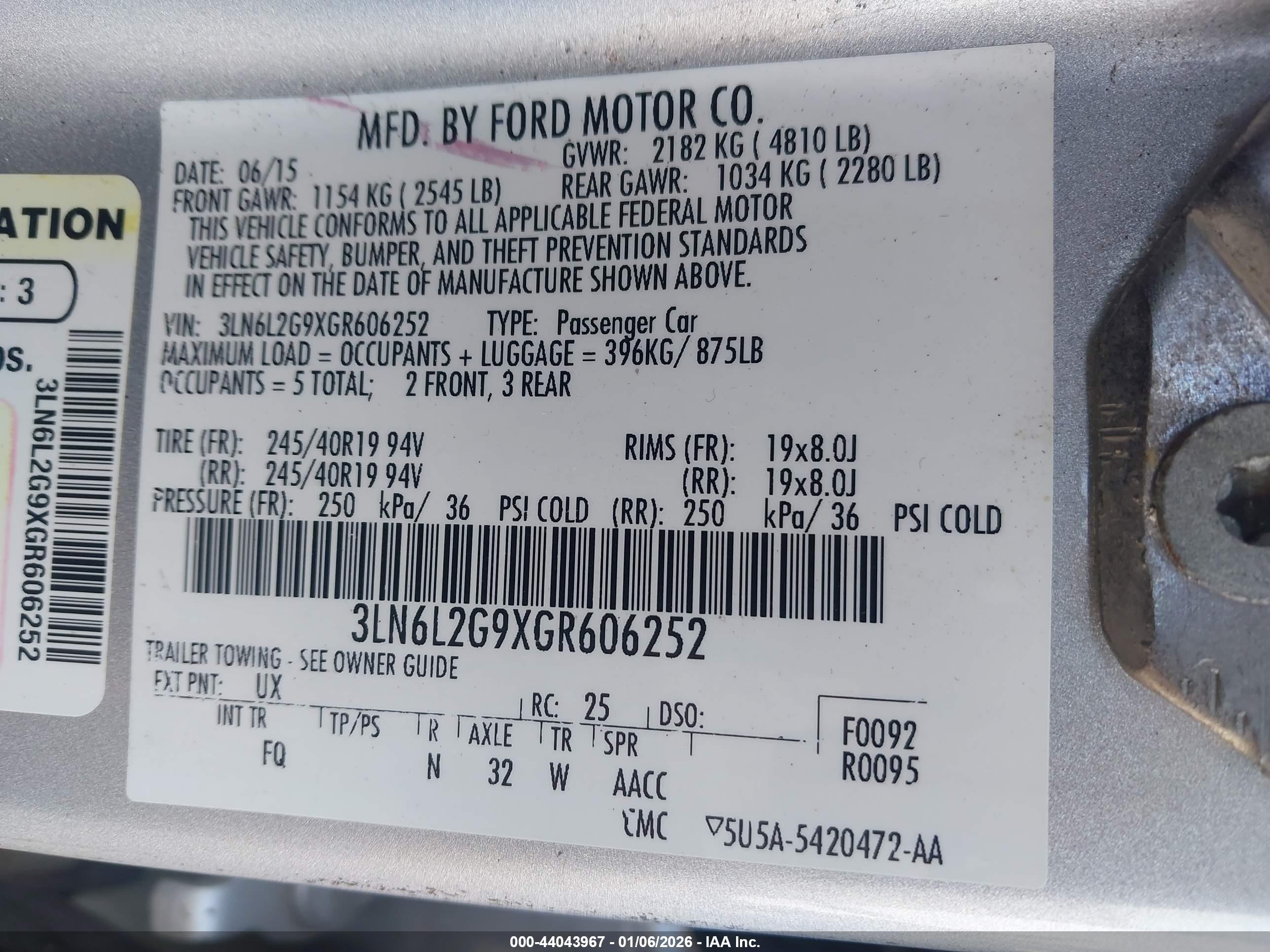 LINCOLN MKZ image 9