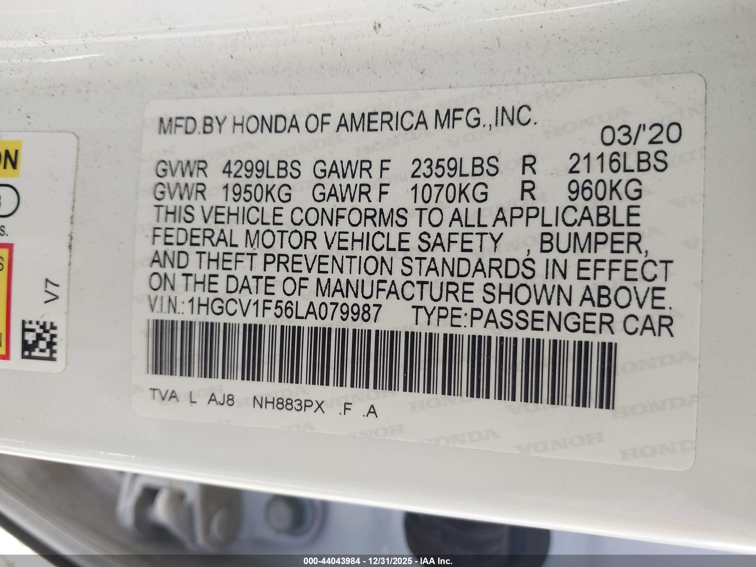 HONDA ACCORD image 9