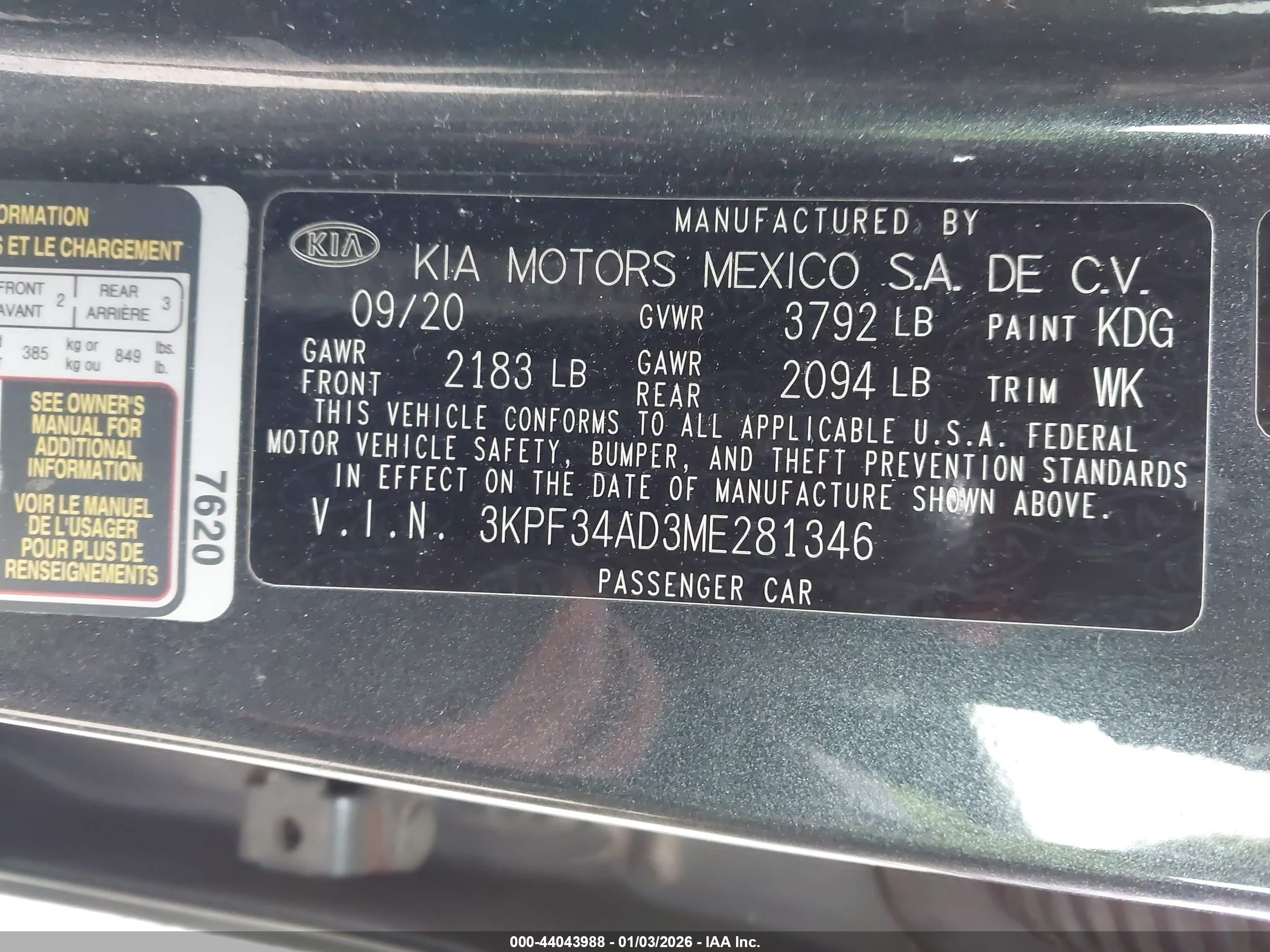 KIA FORTE image 9