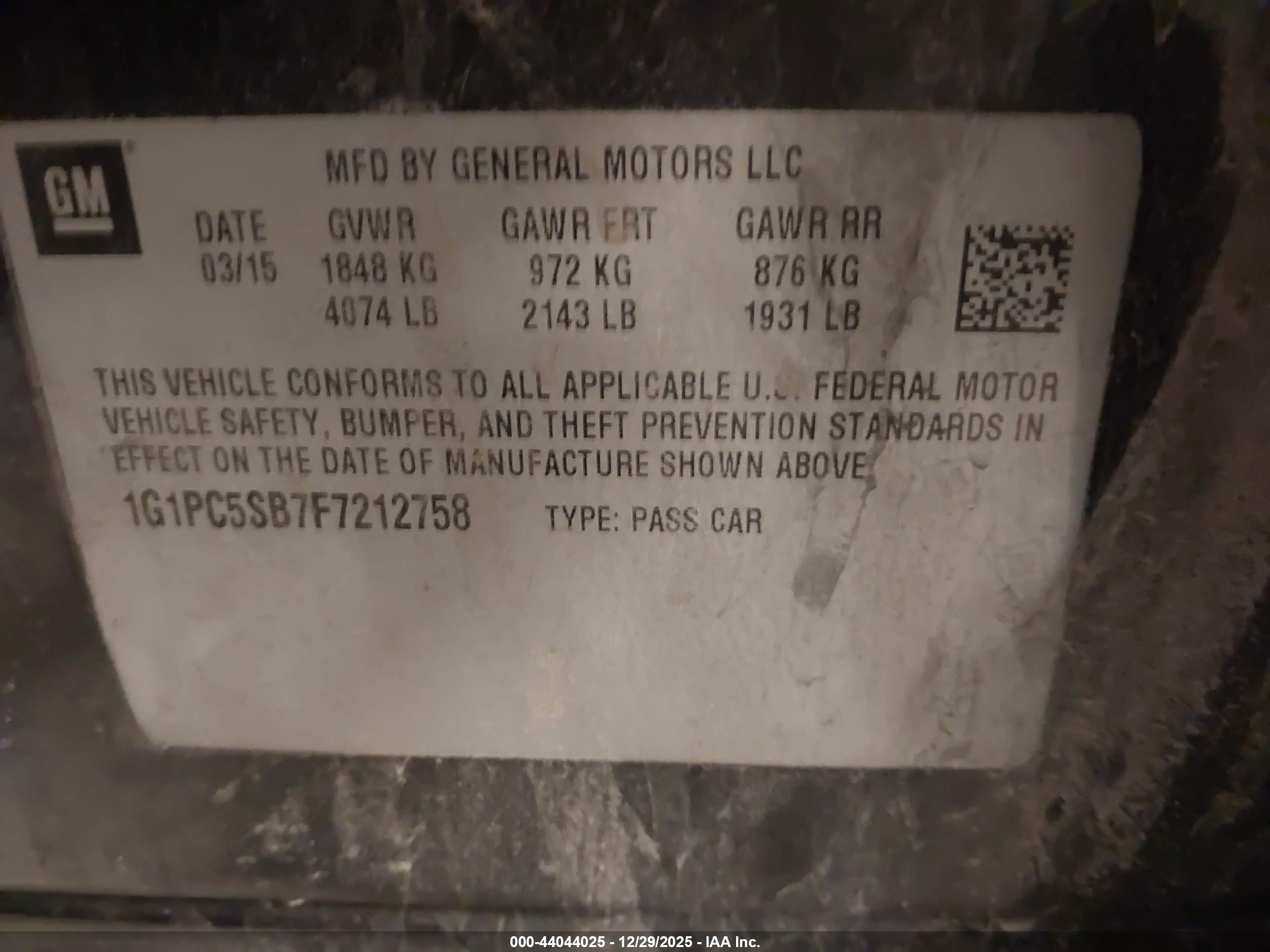 CHEVROLET CRUZE image 9
