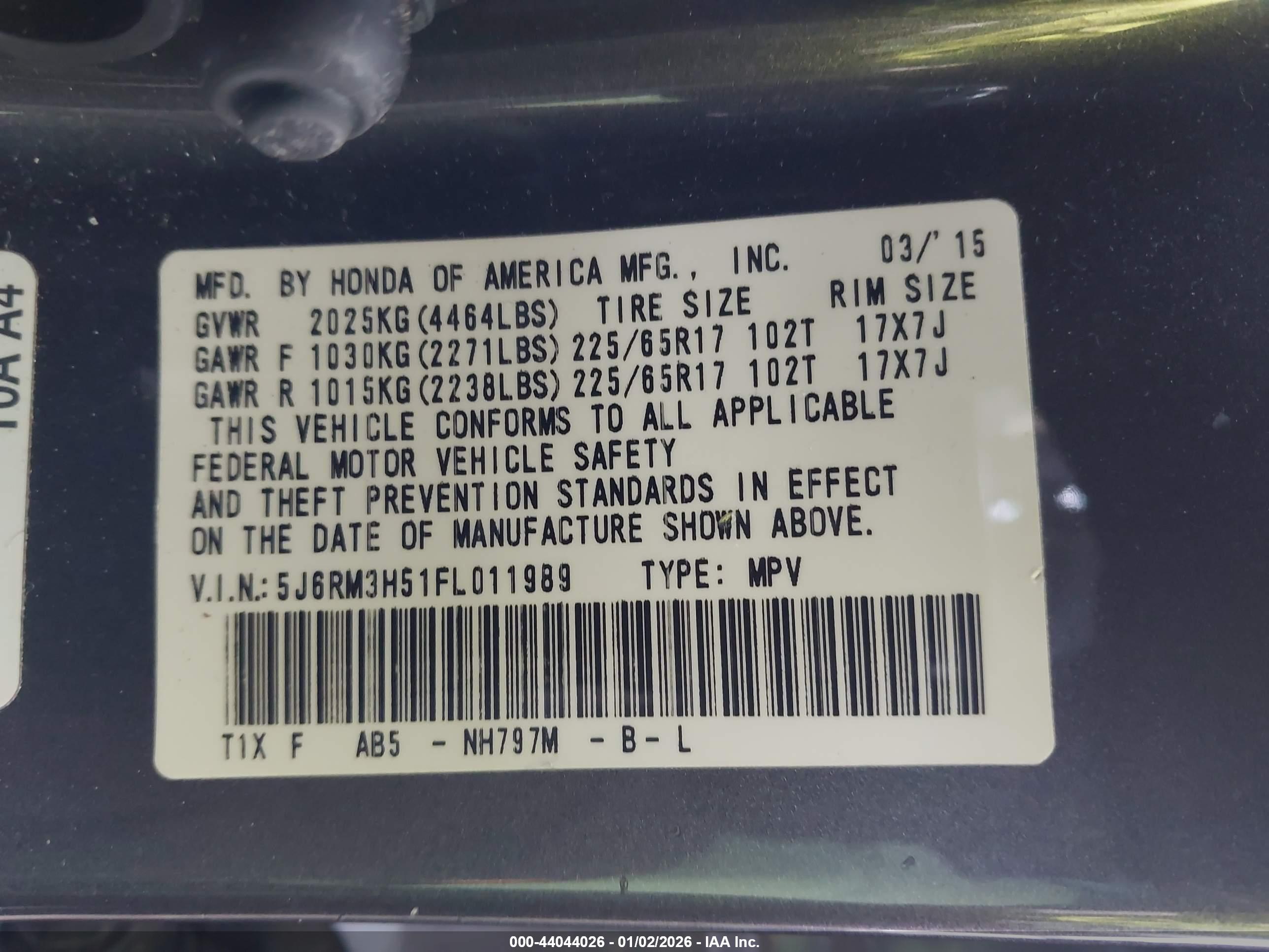 HONDA CR-V image 9