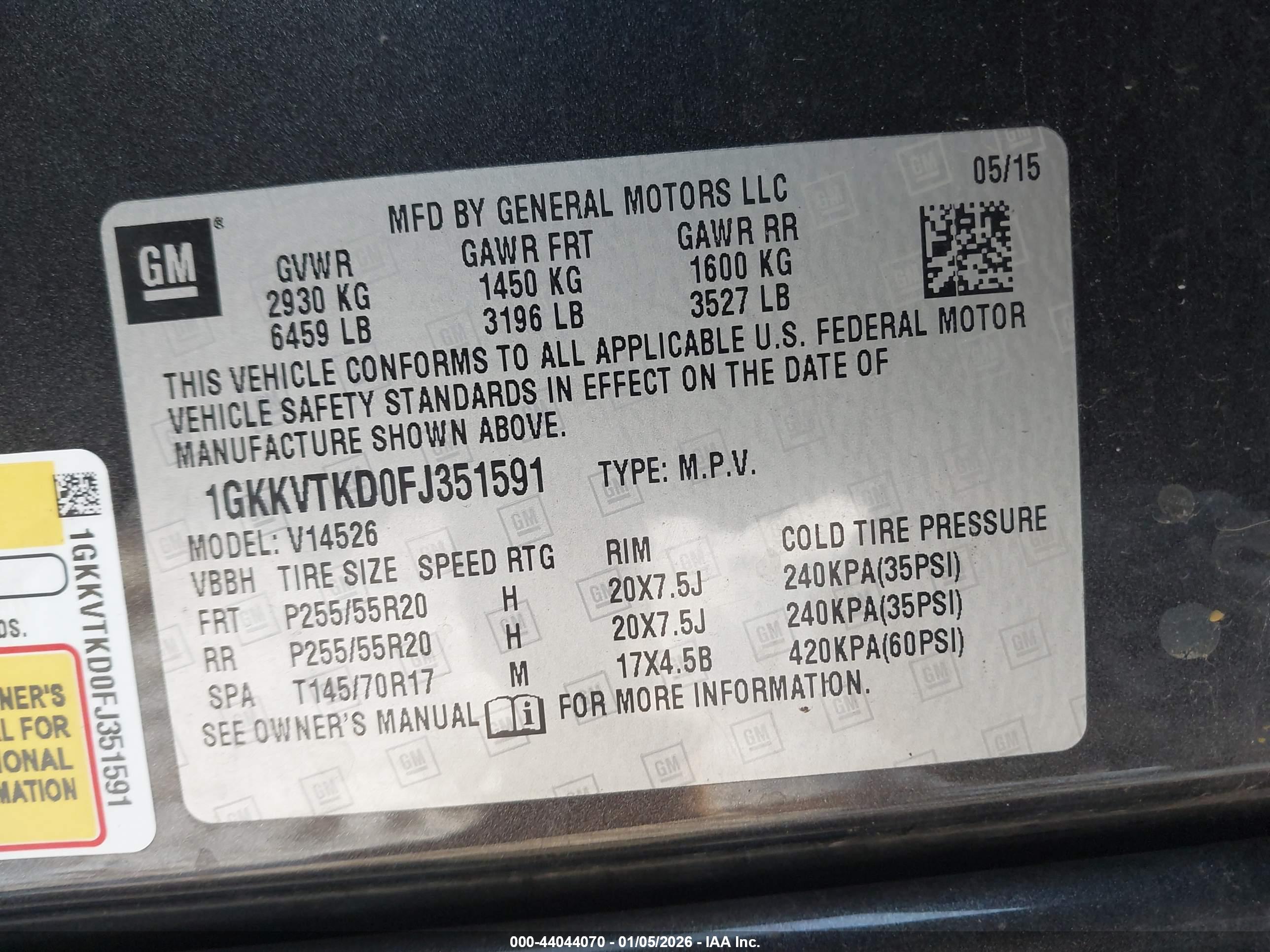 GMC ACADIA image 9
