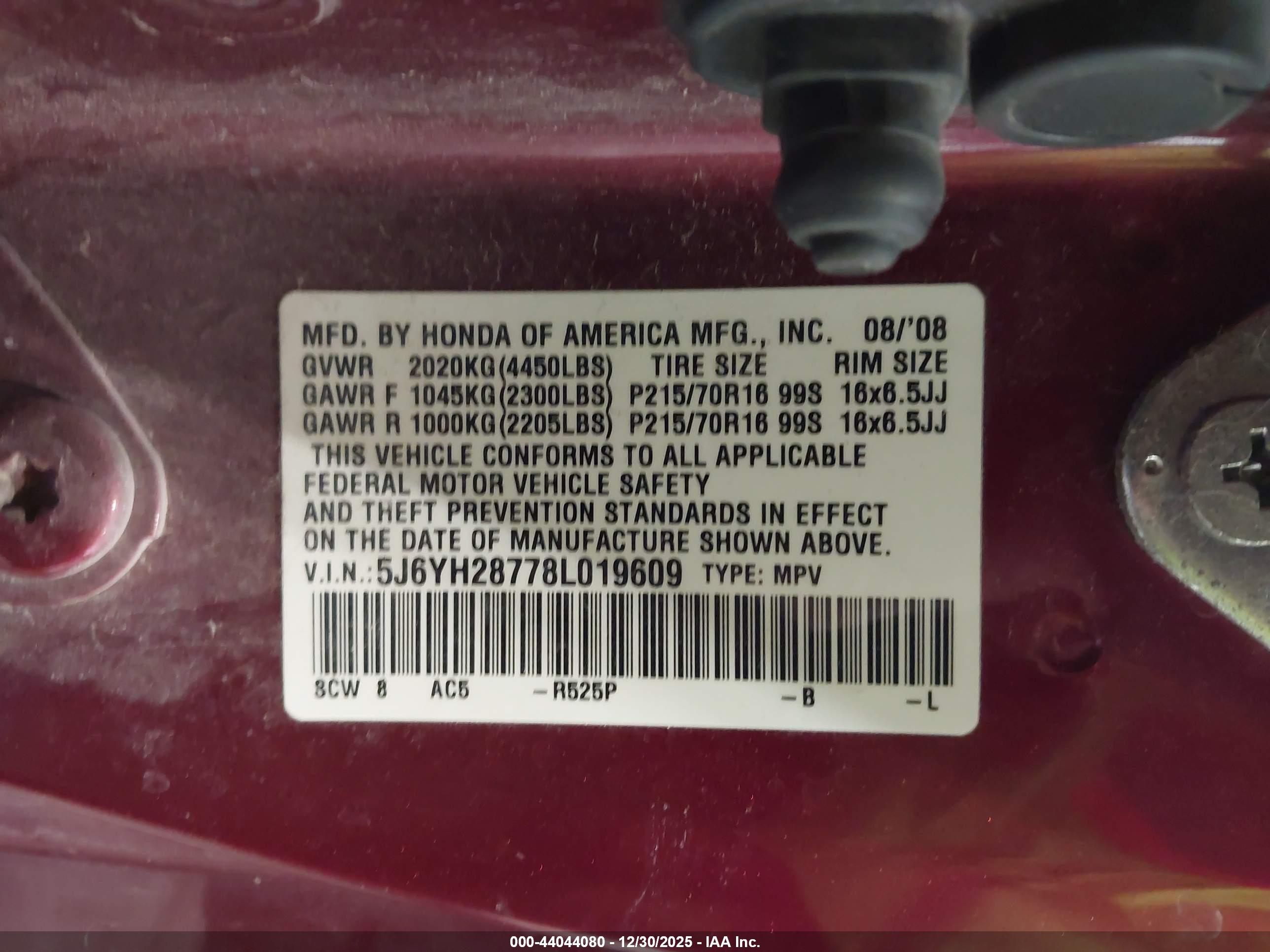 HONDA ELEMENT image 9