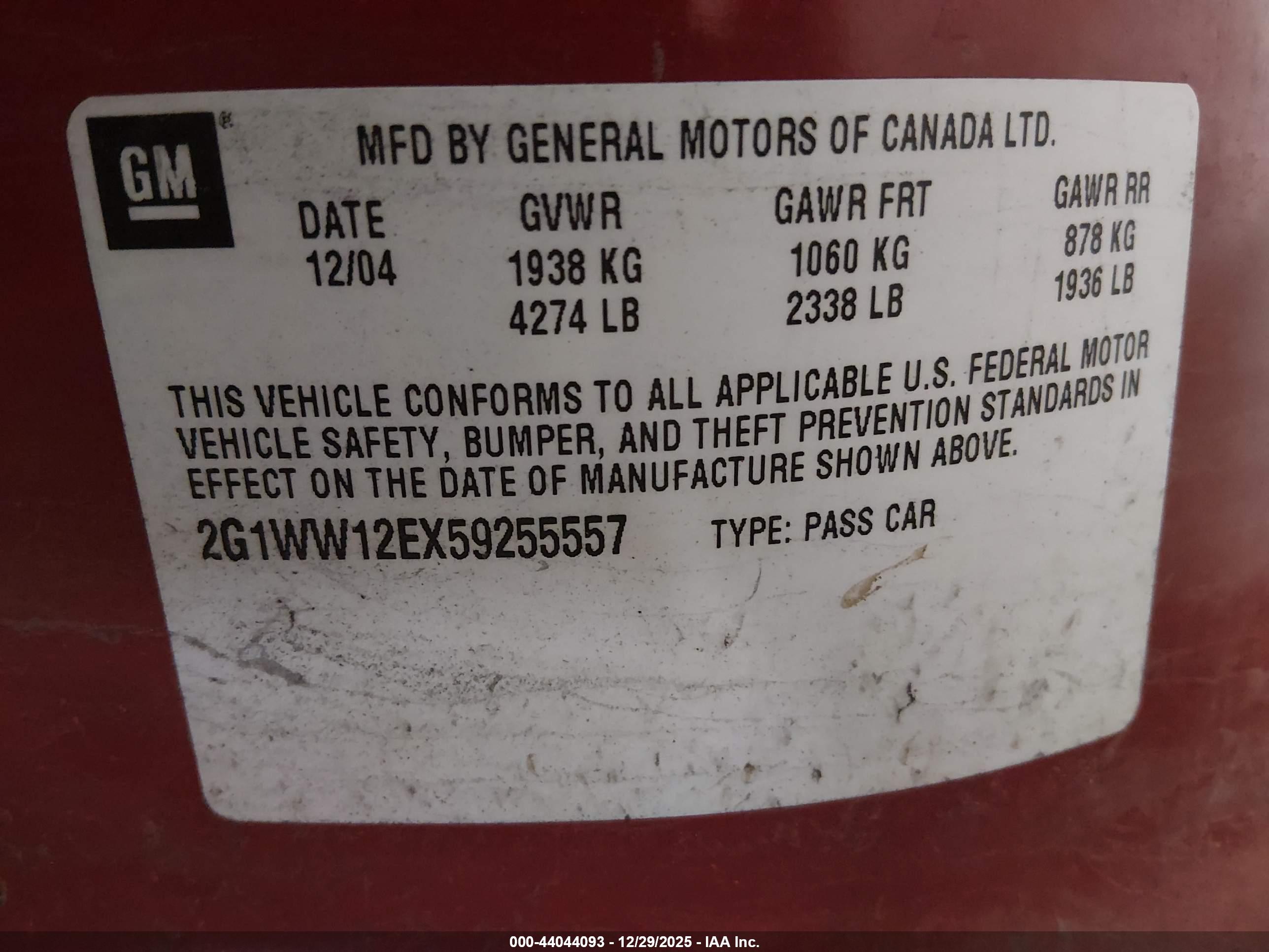 CHEVROLET MONTE image 9
