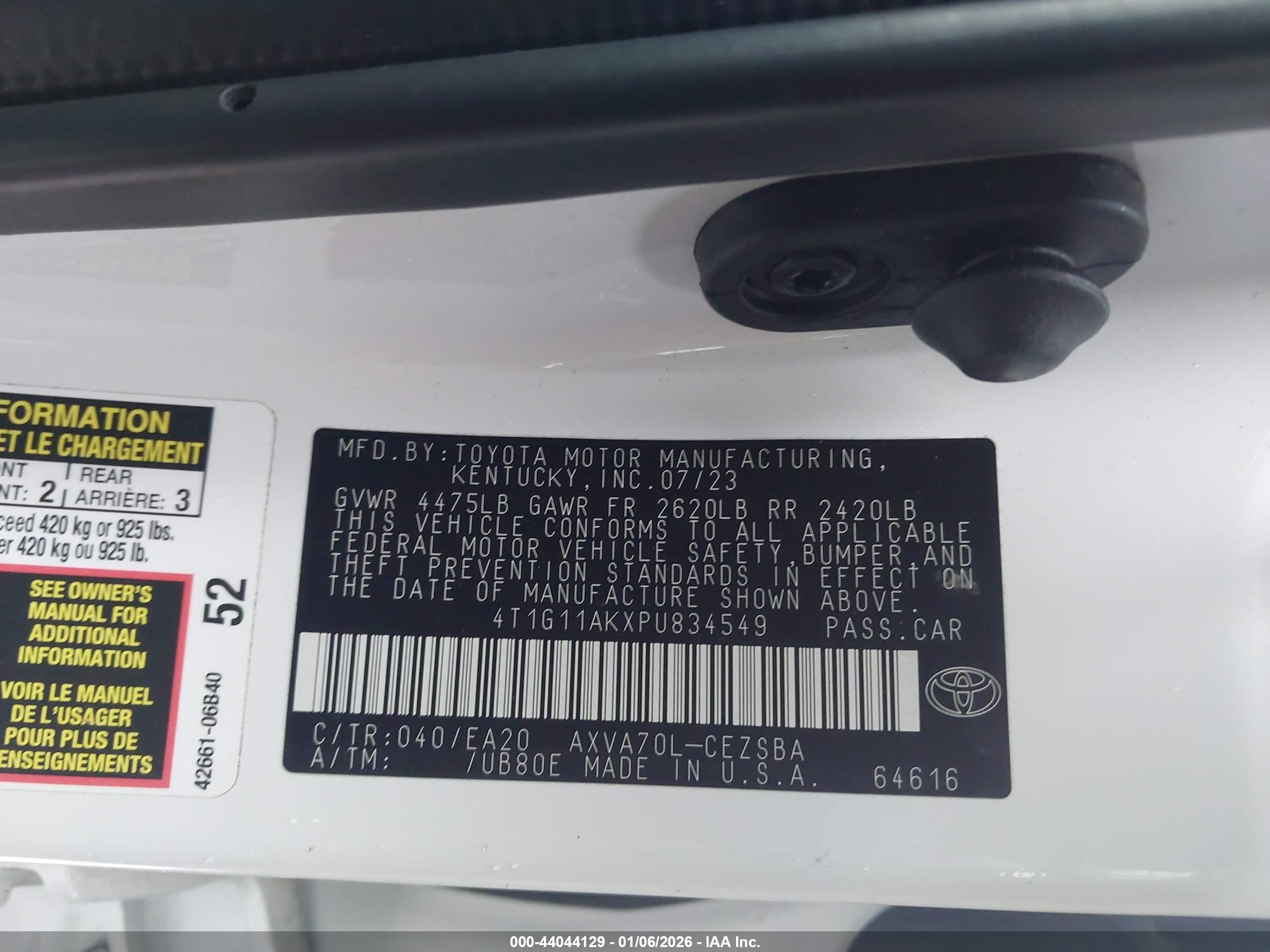 TOYOTA CAMRY image 9