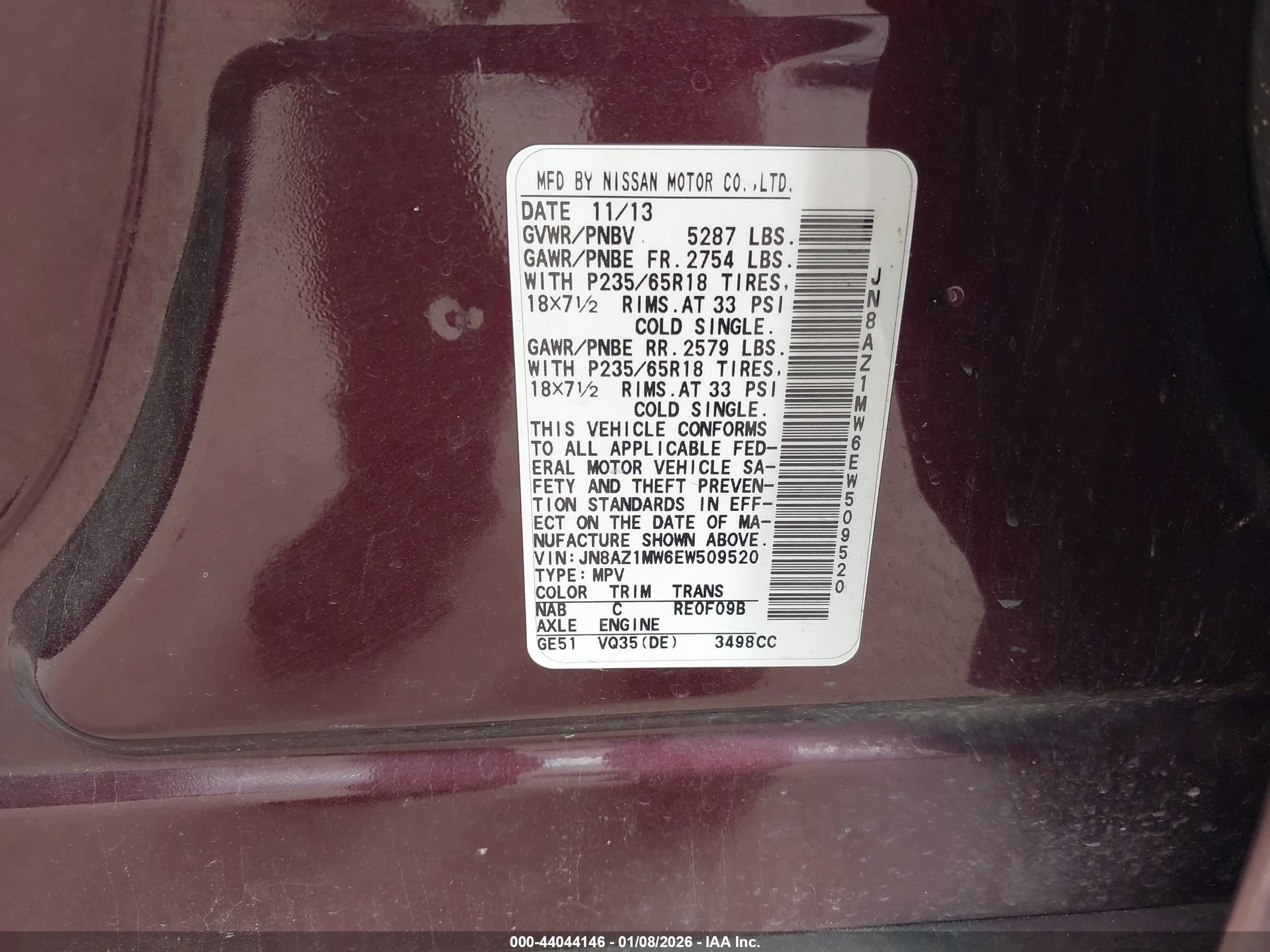 NISSAN MURANO image 9