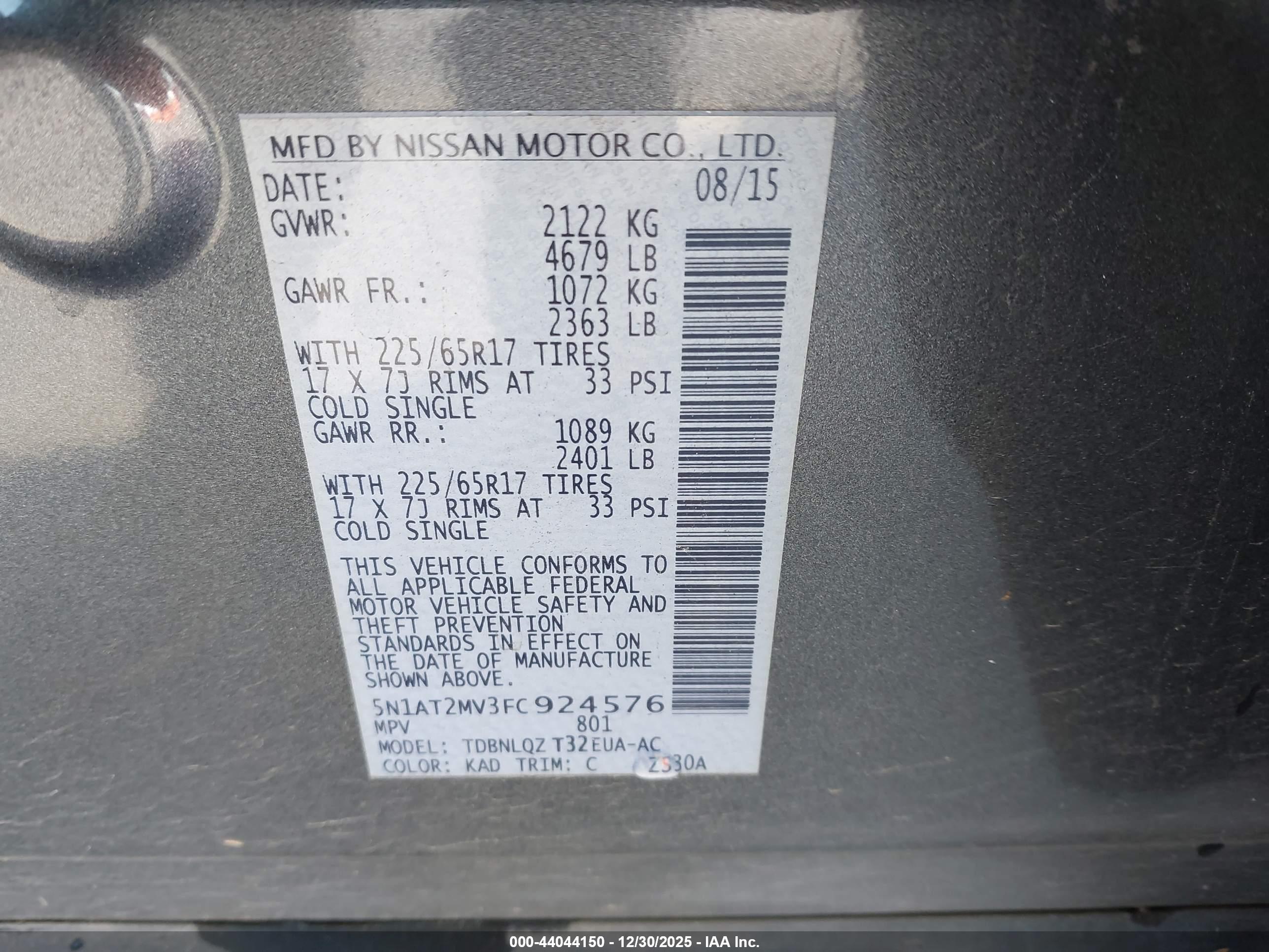 NISSAN ROGUE image 9