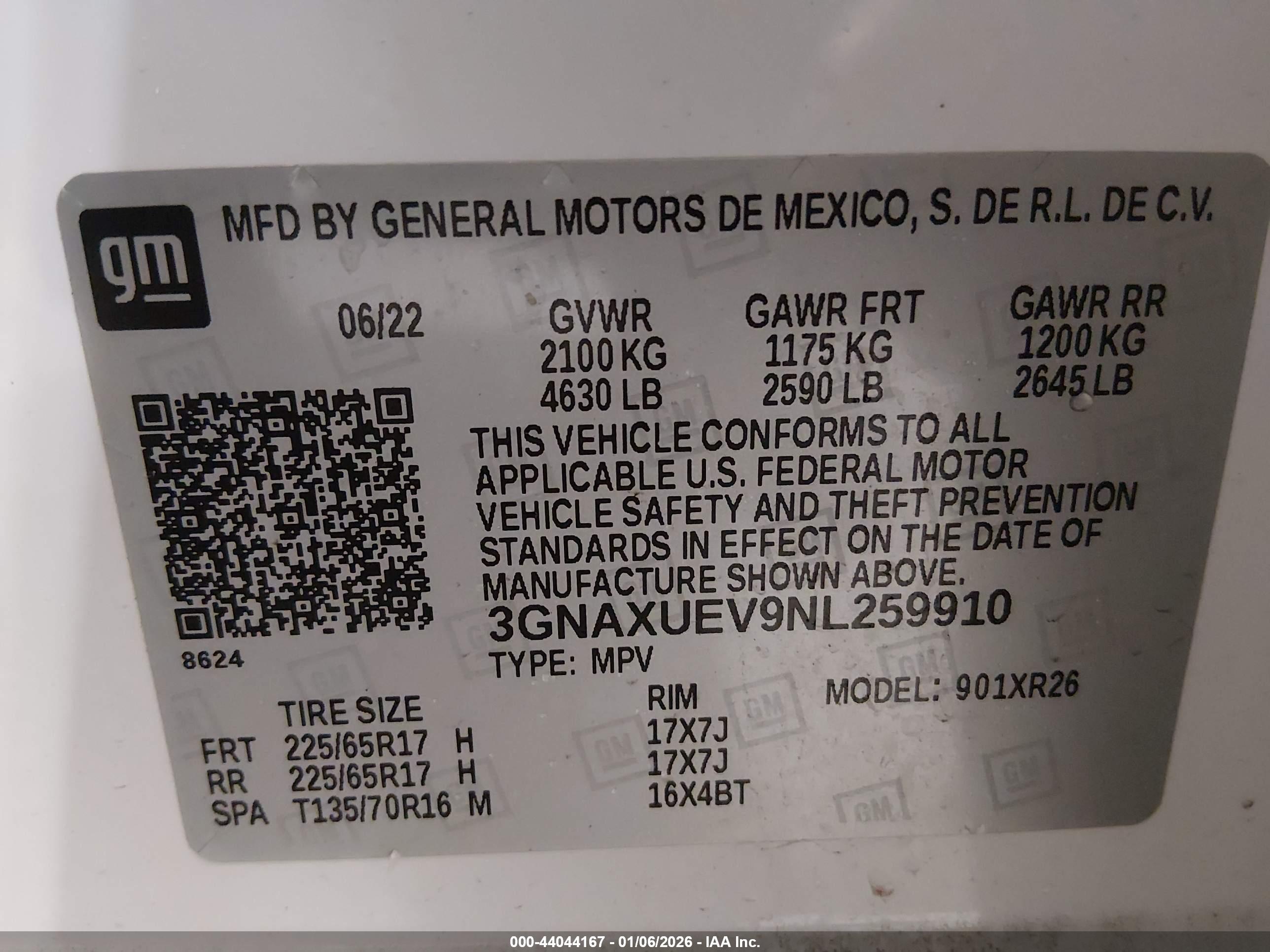CHEVROLET EQUINOX image 9