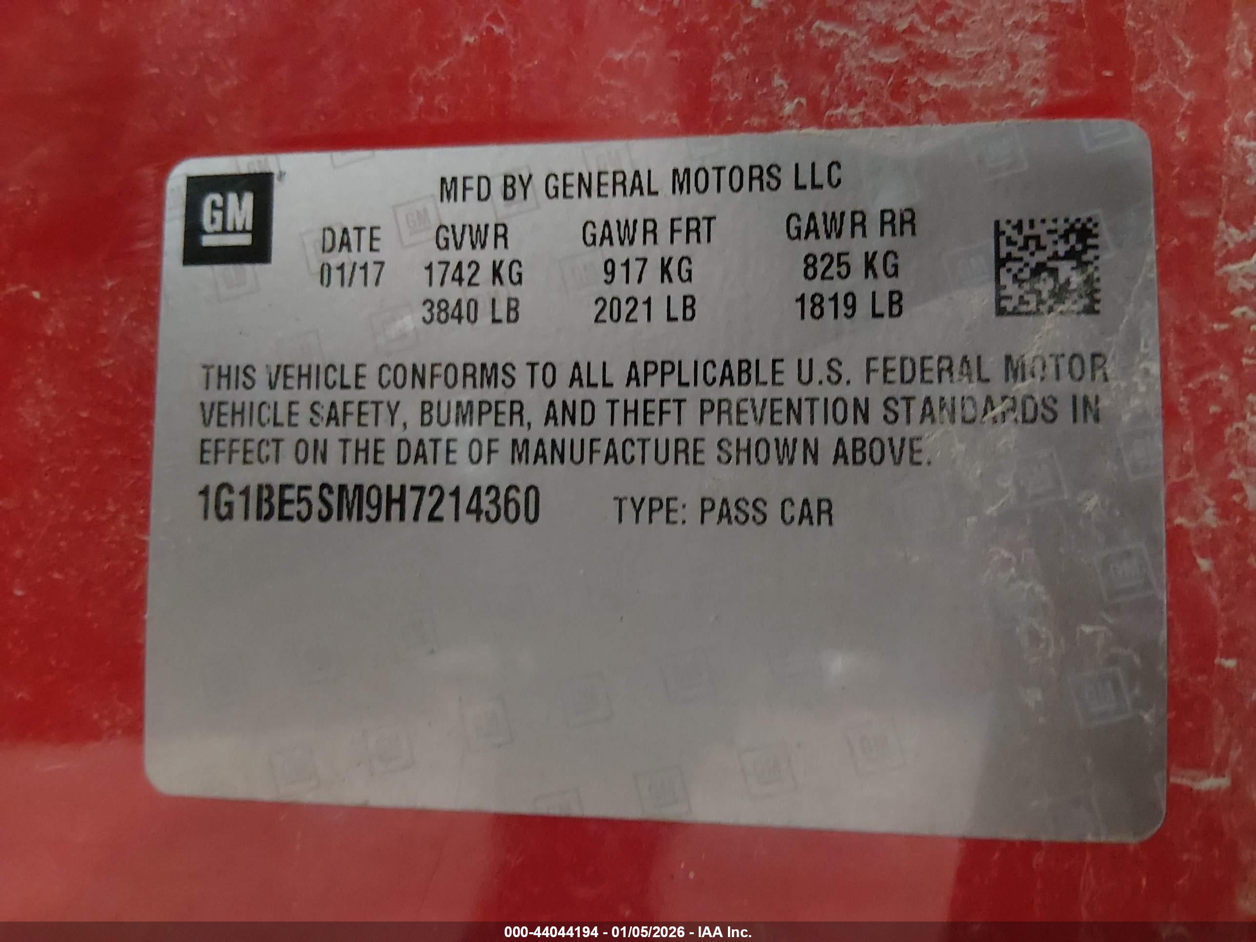 CHEVROLET CRUZE image 9