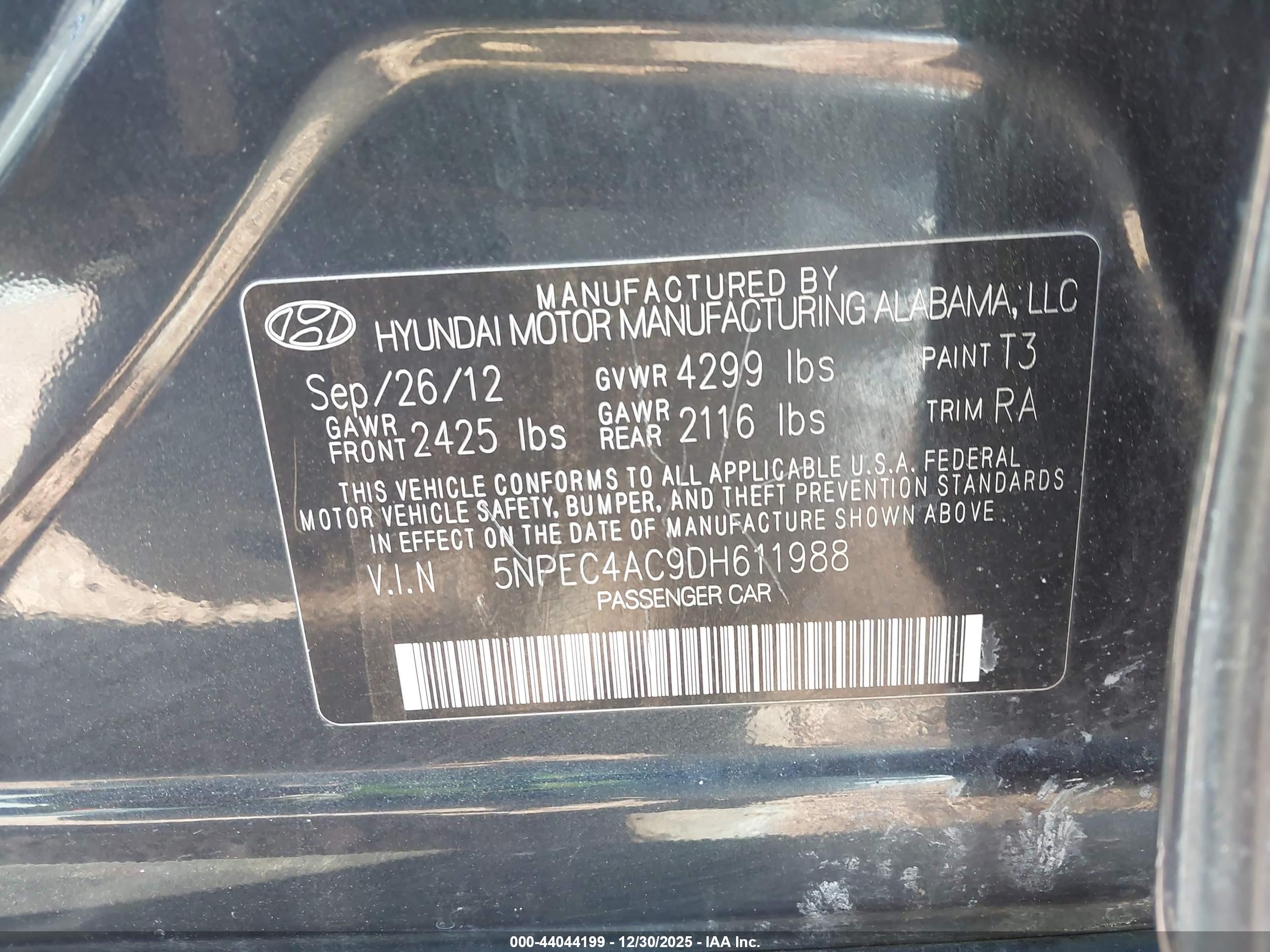 HYUNDAI SONATA image 9