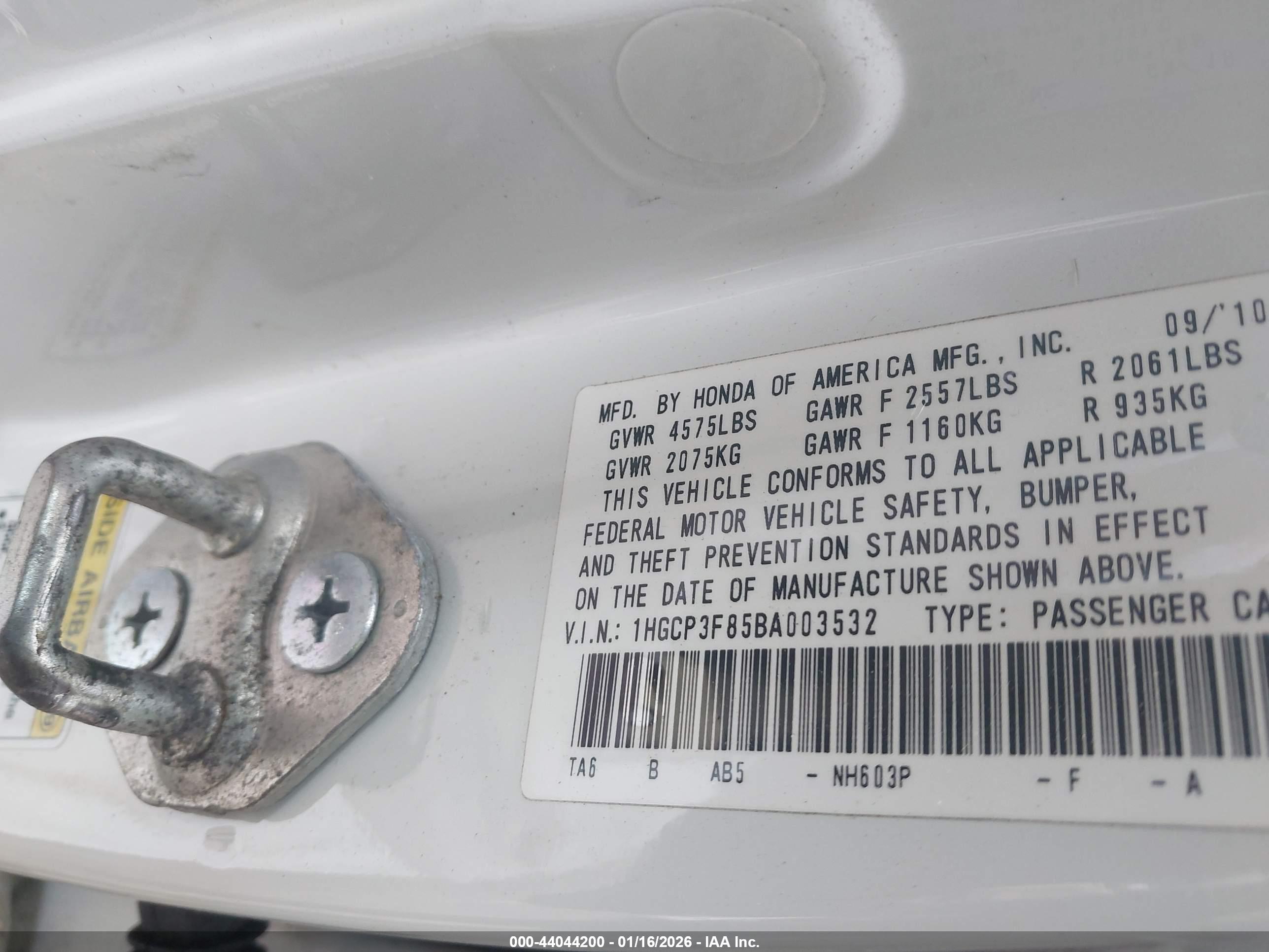 HONDA ACCORD image 9