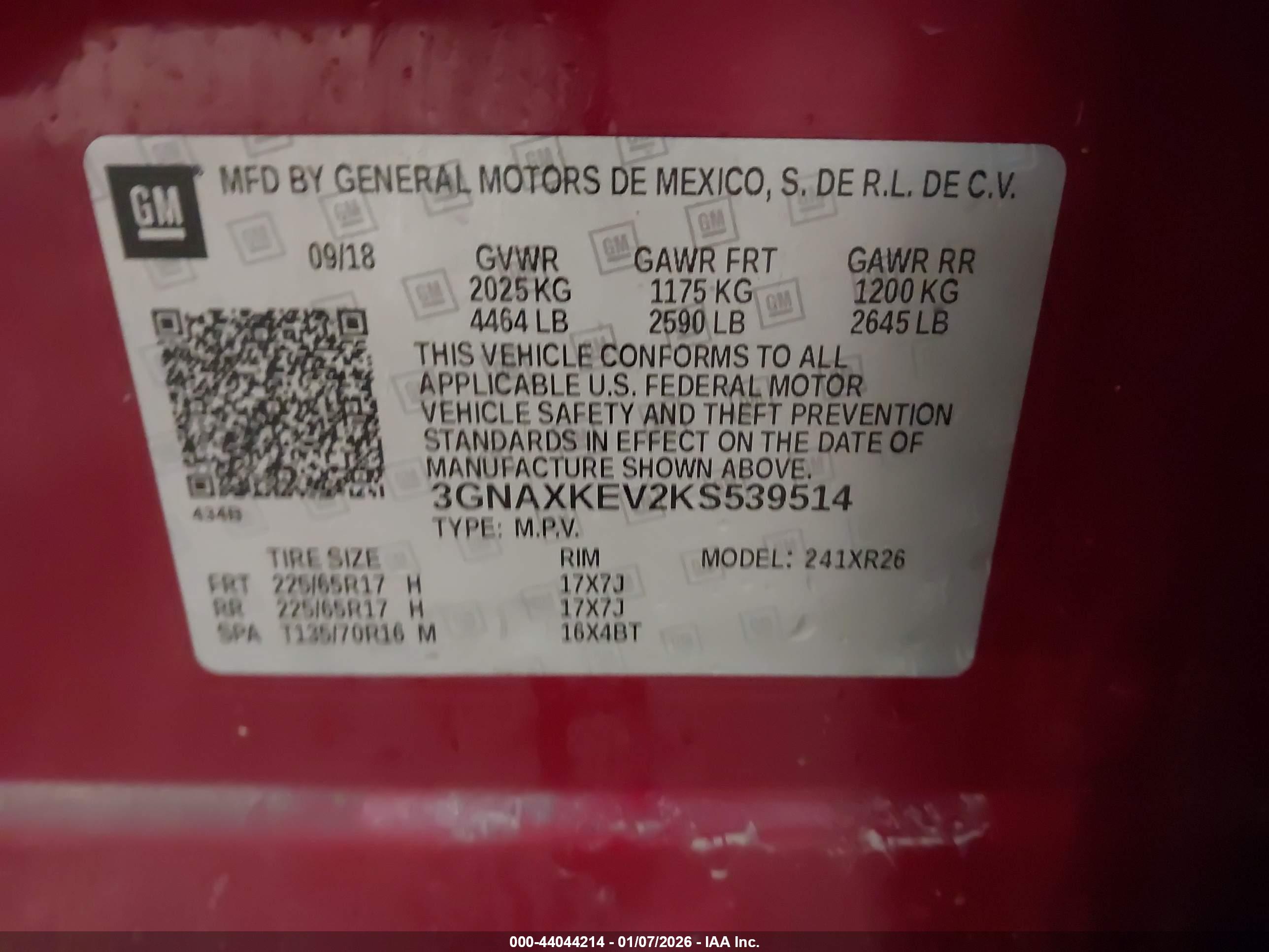 CHEVROLET EQUINOX image 9
