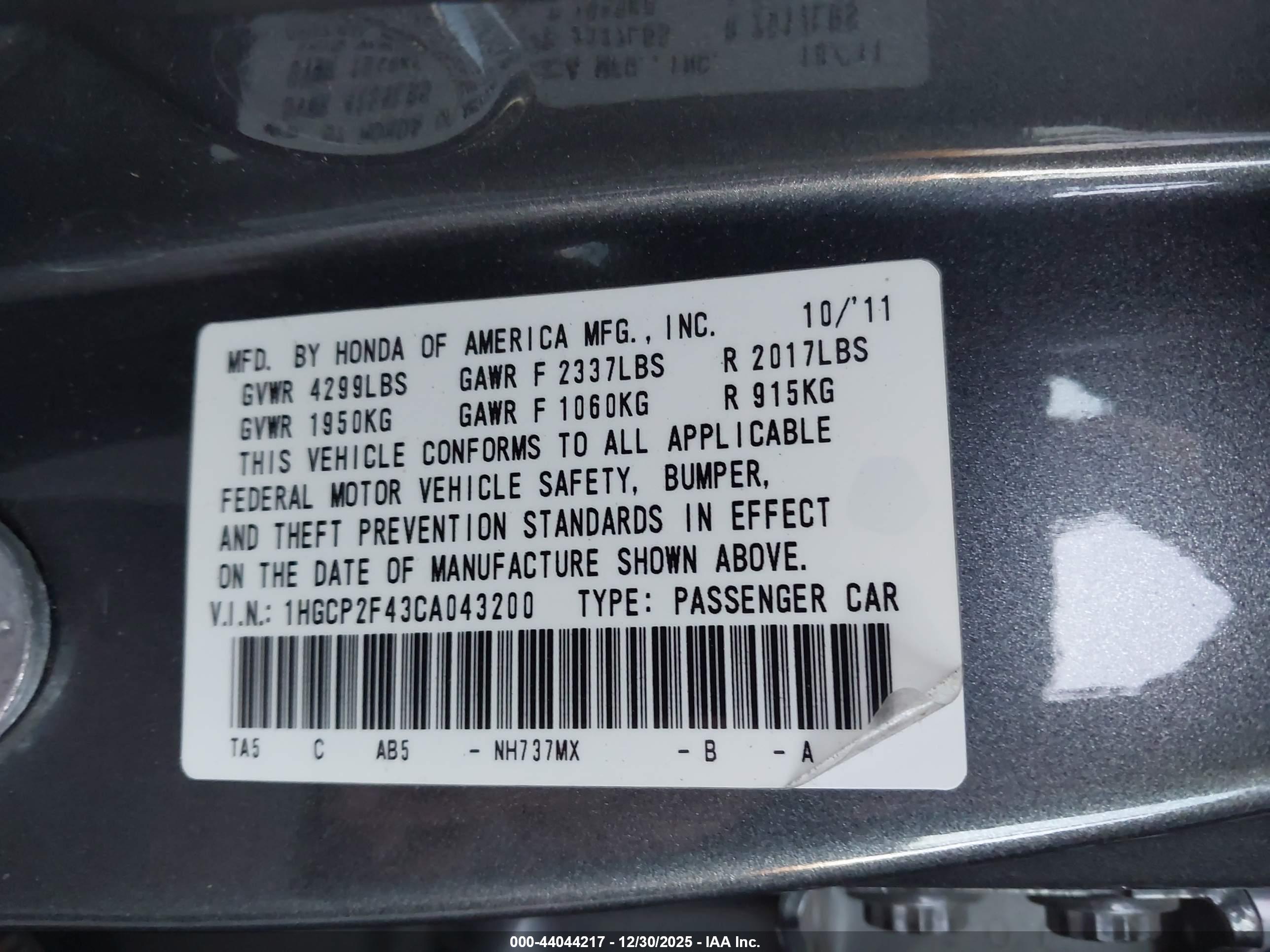 HONDA ACCORD image 9
