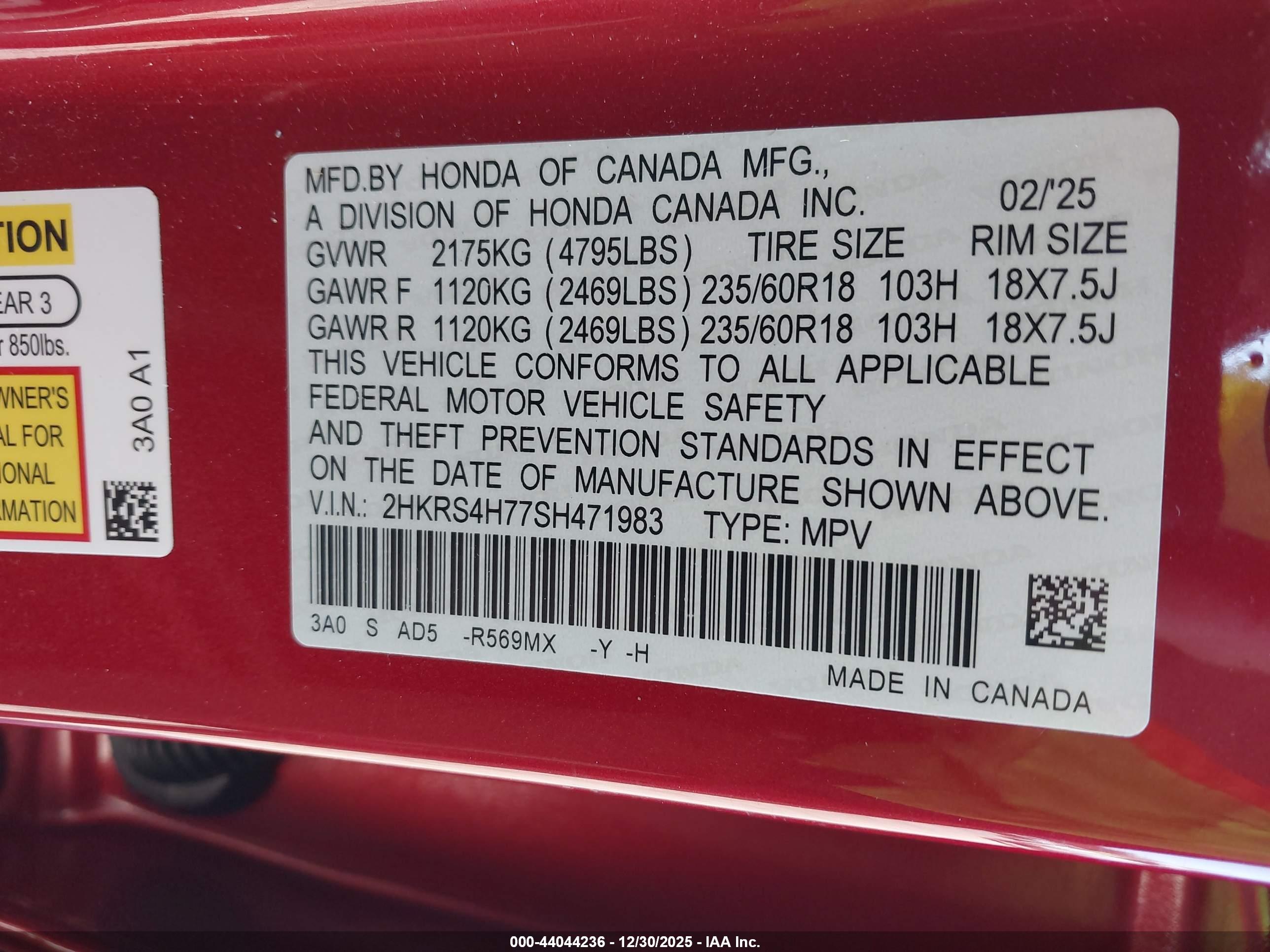 HONDA CR-V image 9