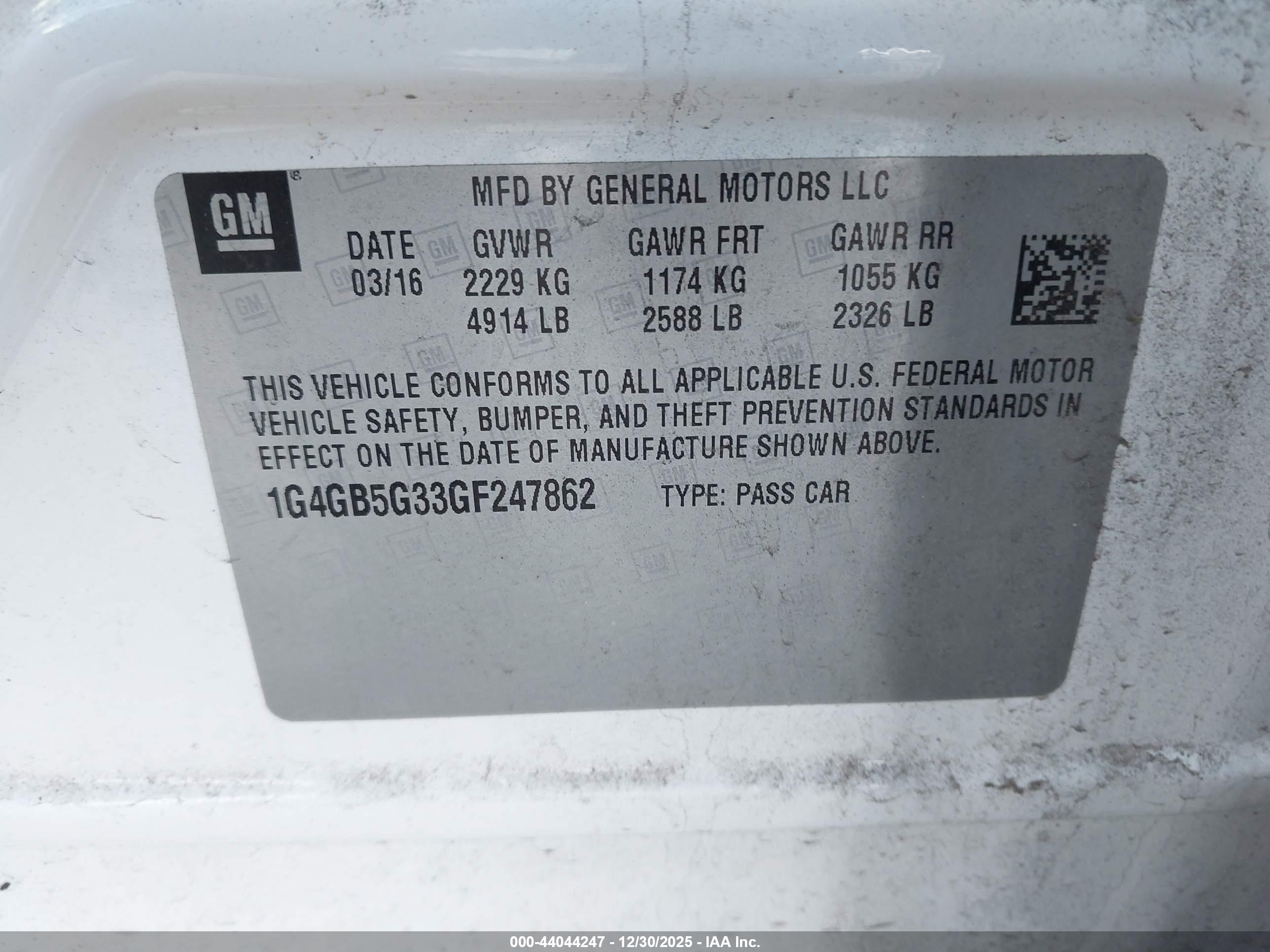 BUICK LACROSSE image 9