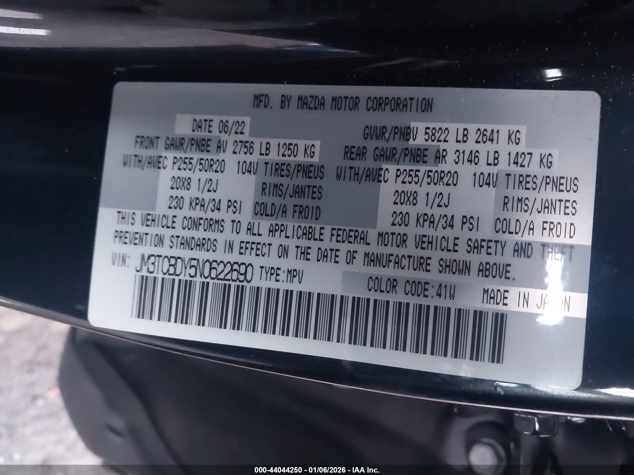MAZDA CX-9 image 9