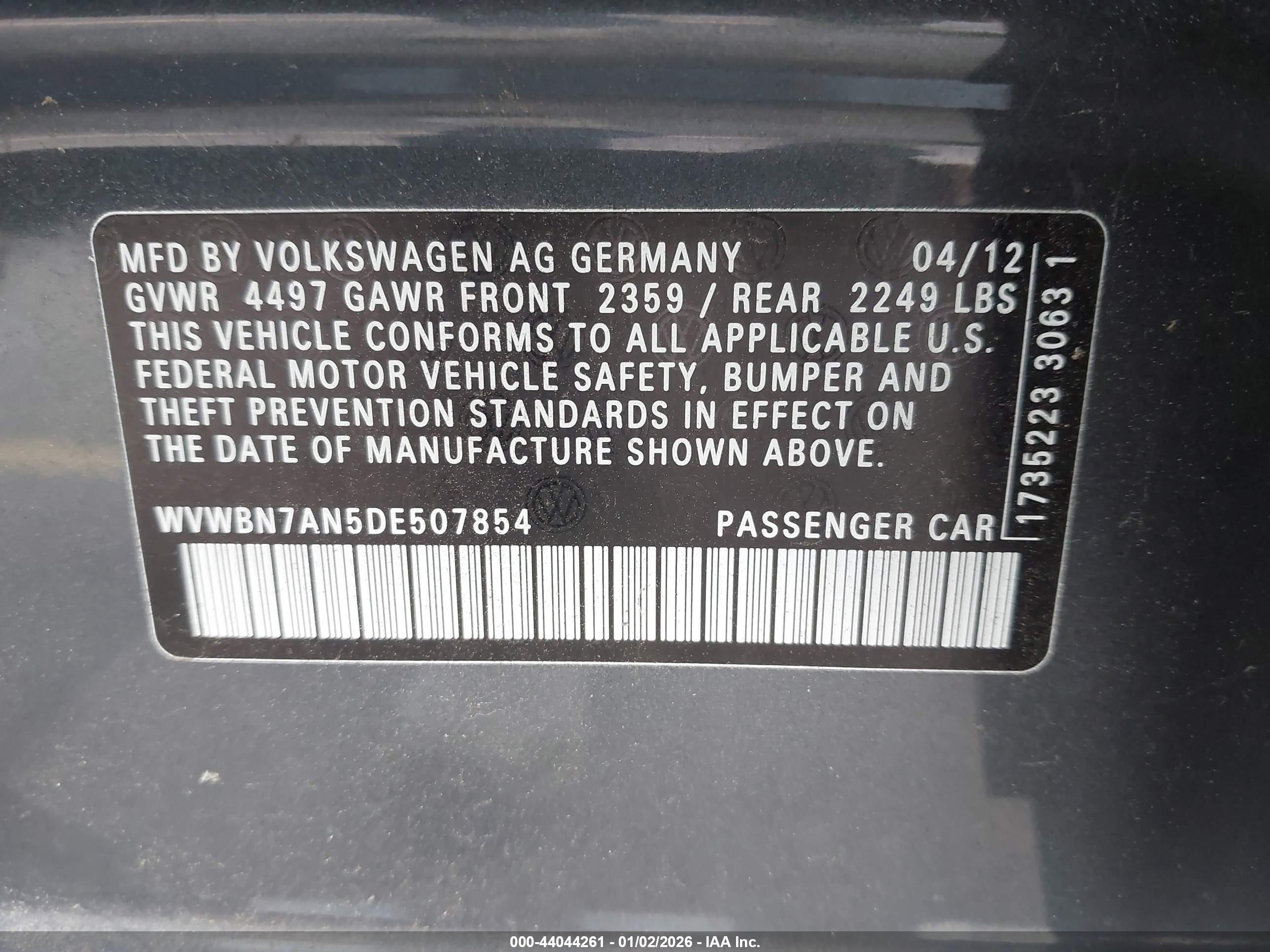 VOLKSWAGEN CC image 9