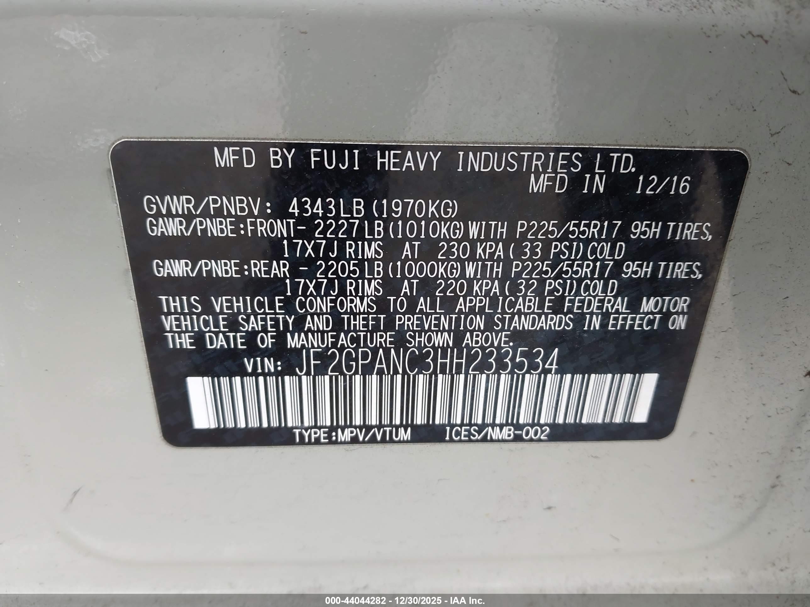 SUBARU CROSSTREK image 9