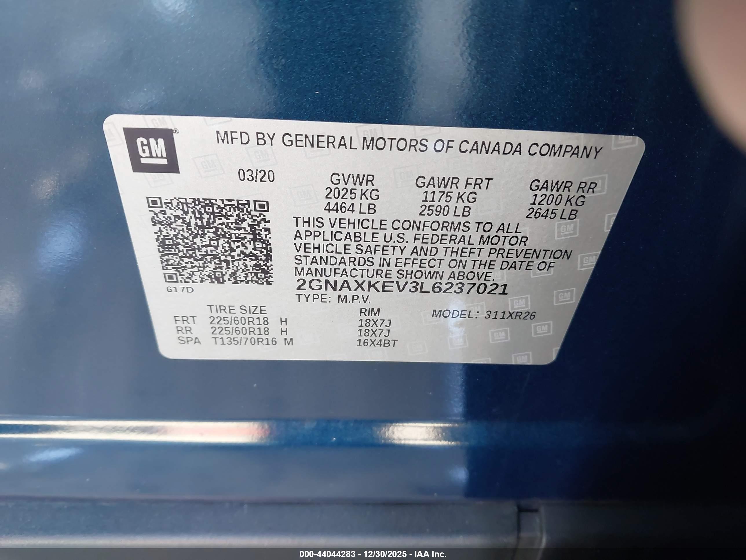 CHEVROLET EQUINOX image 9