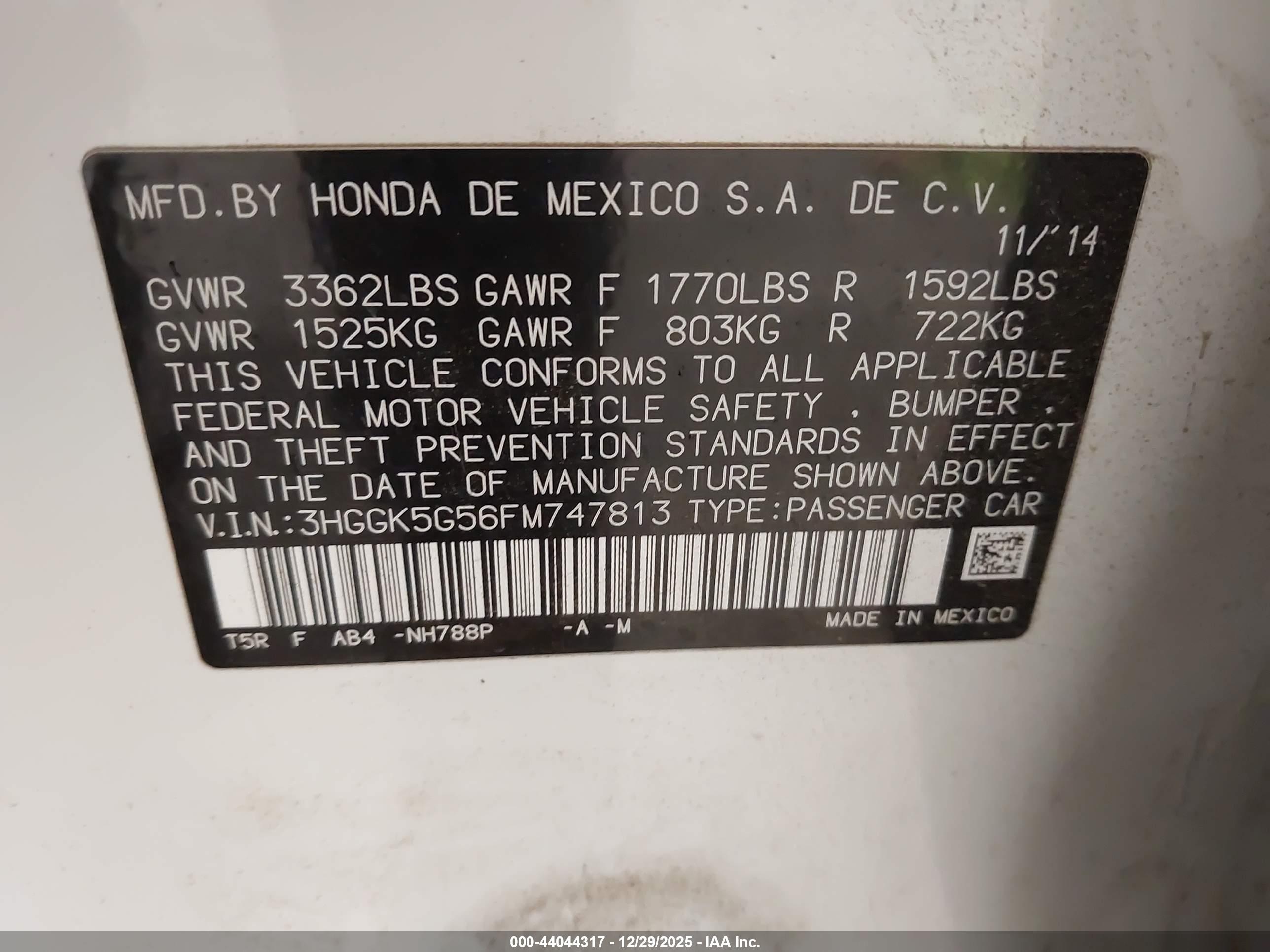HONDA FIT image 9