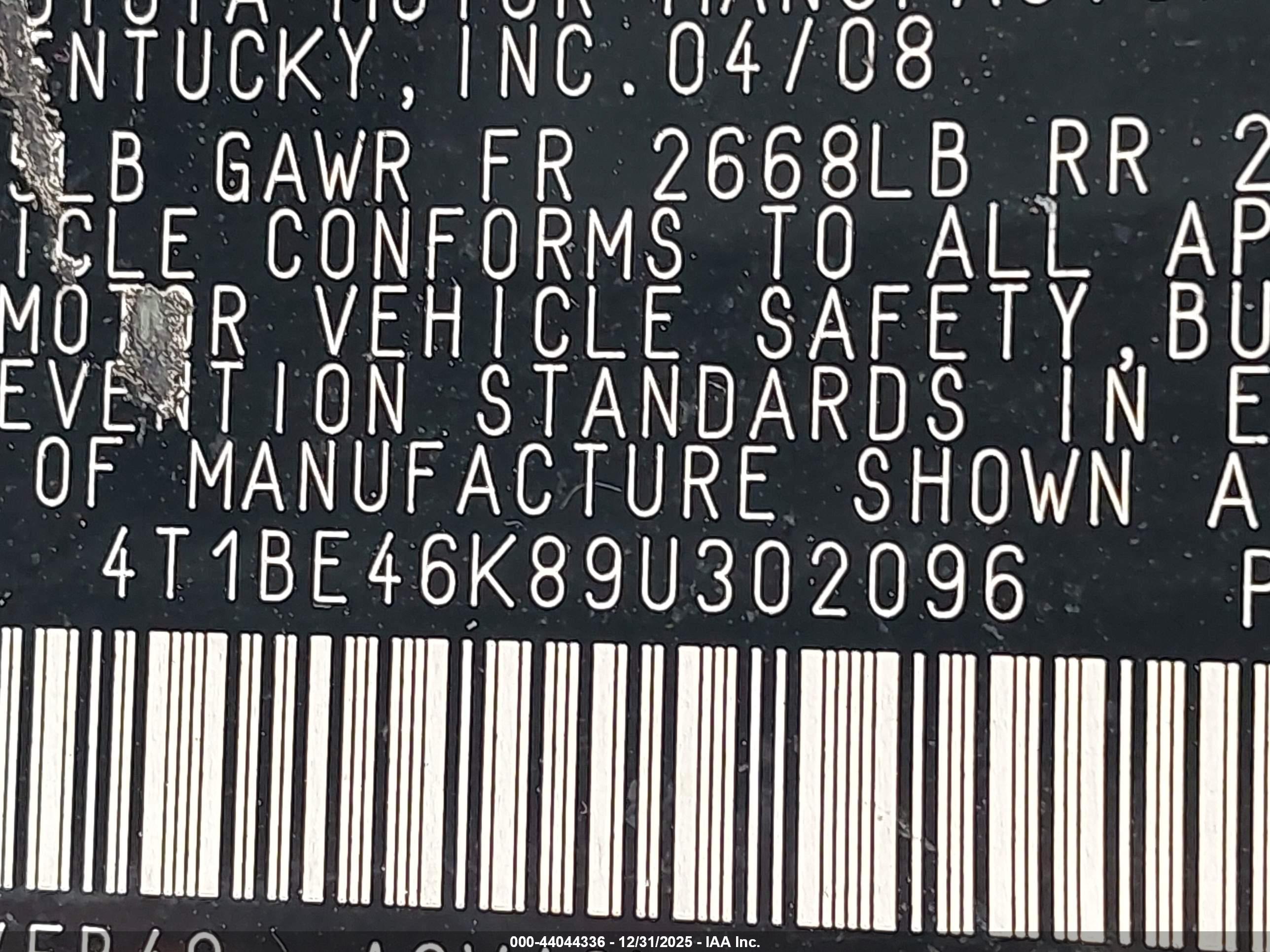 TOYOTA CAMRY image 9