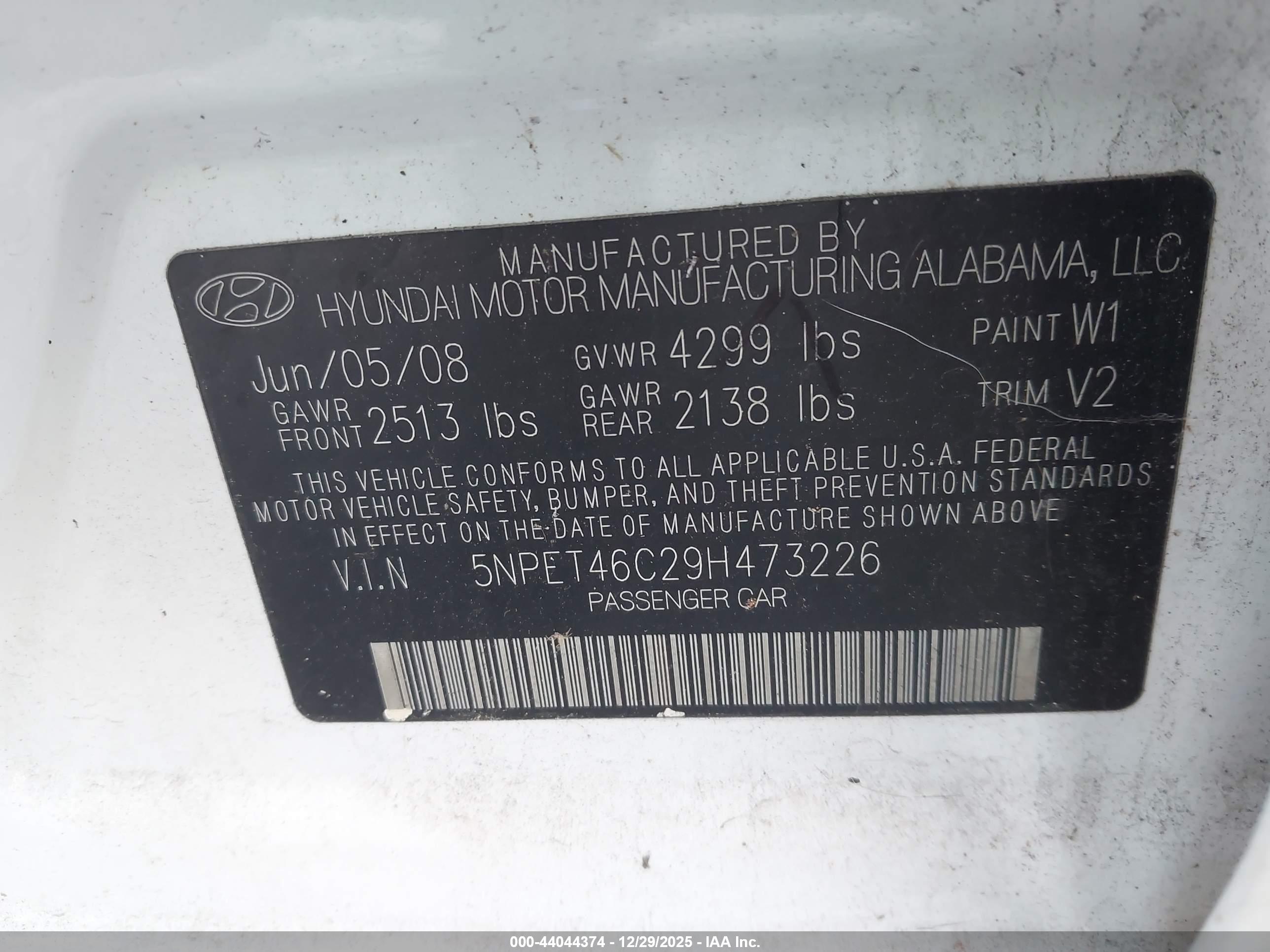 HYUNDAI SONATA image 9