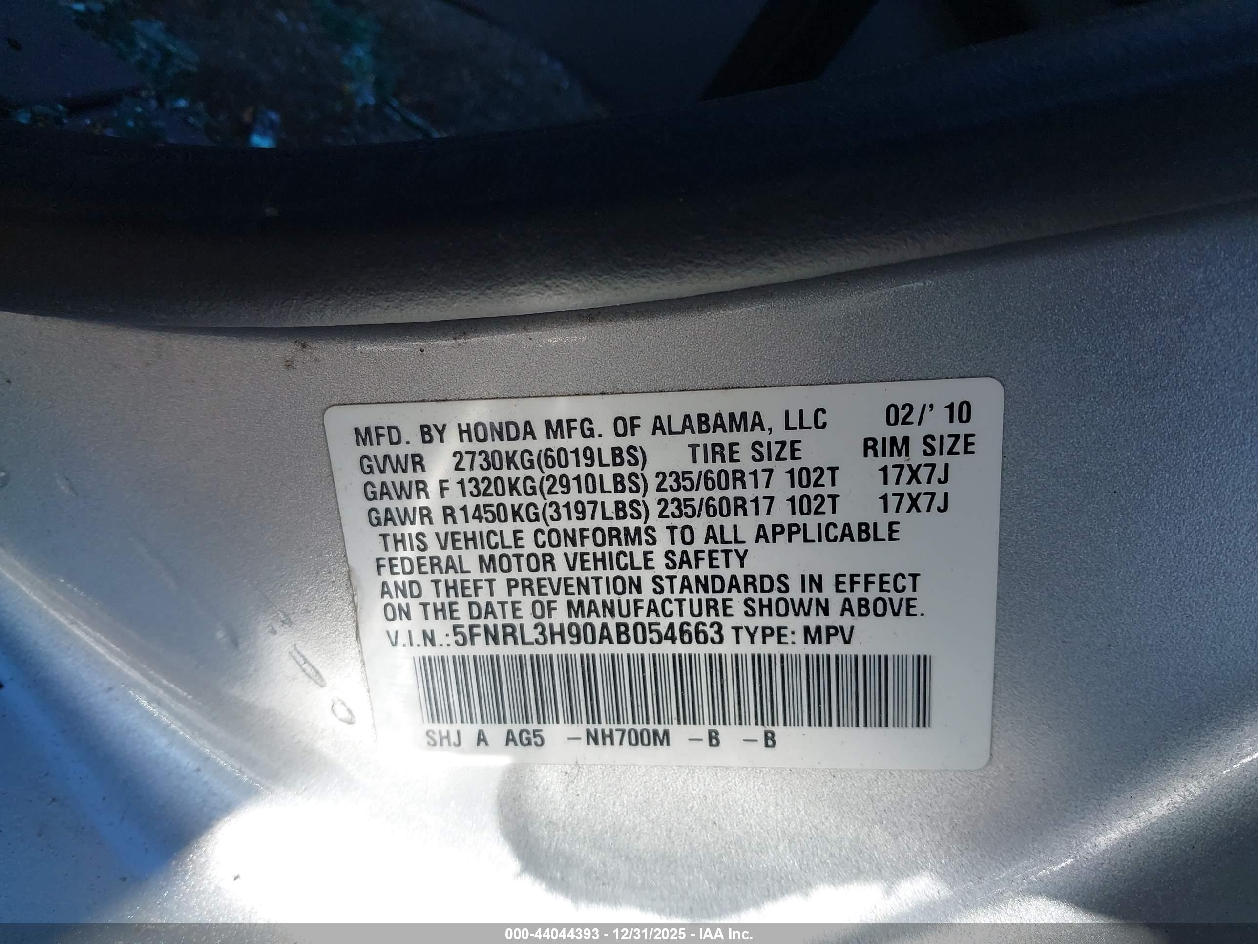 HONDA ODYSSEY image 9