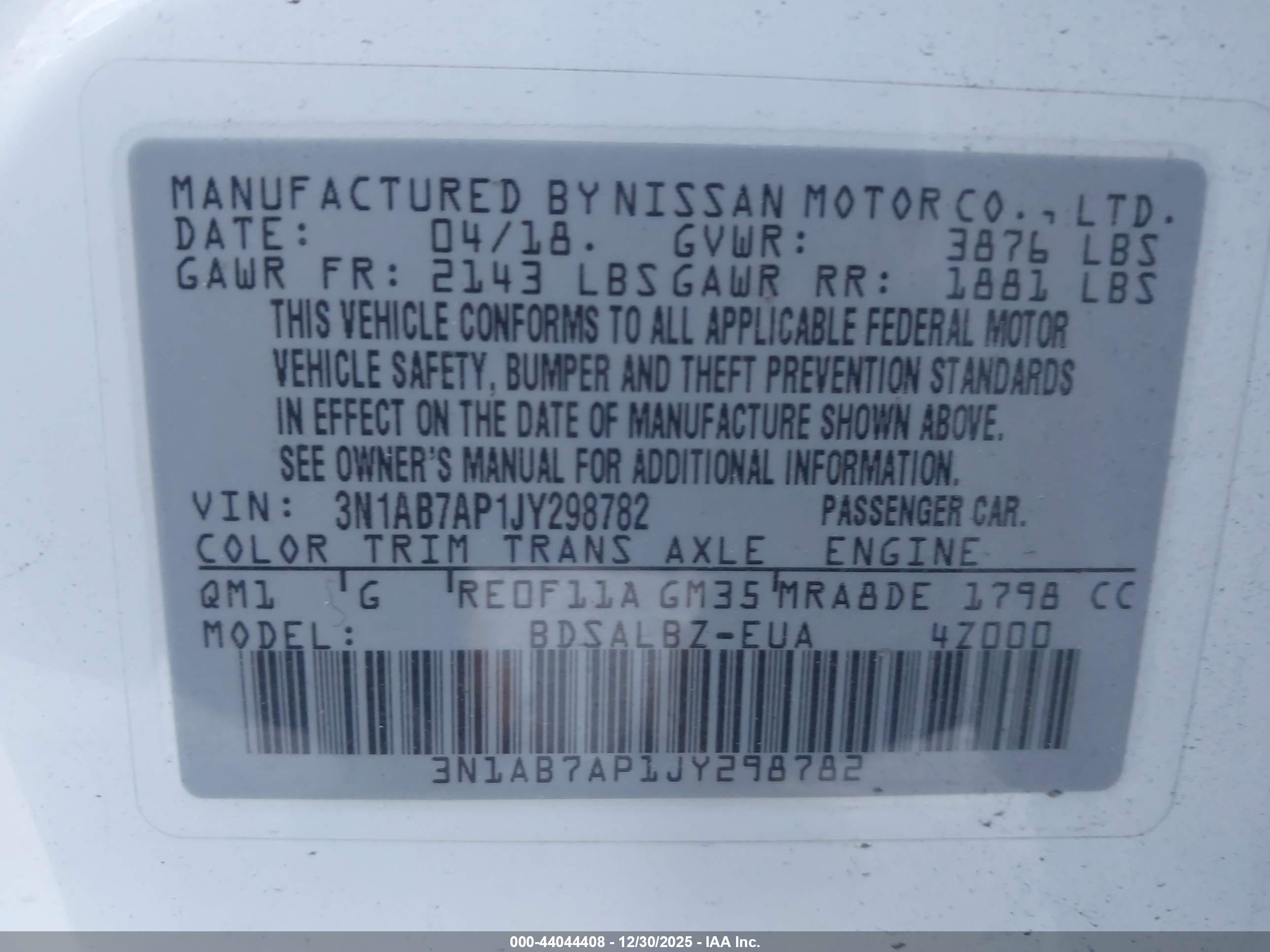 NISSAN SENTRA image 9