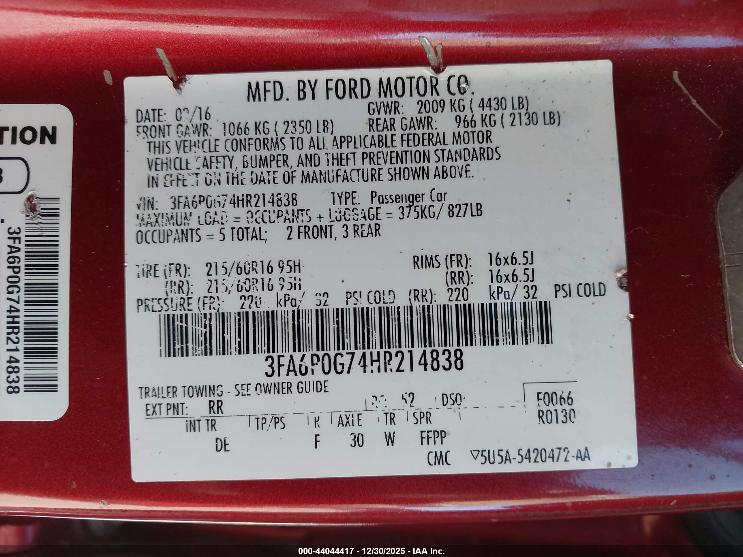 FORD FUSION image 9