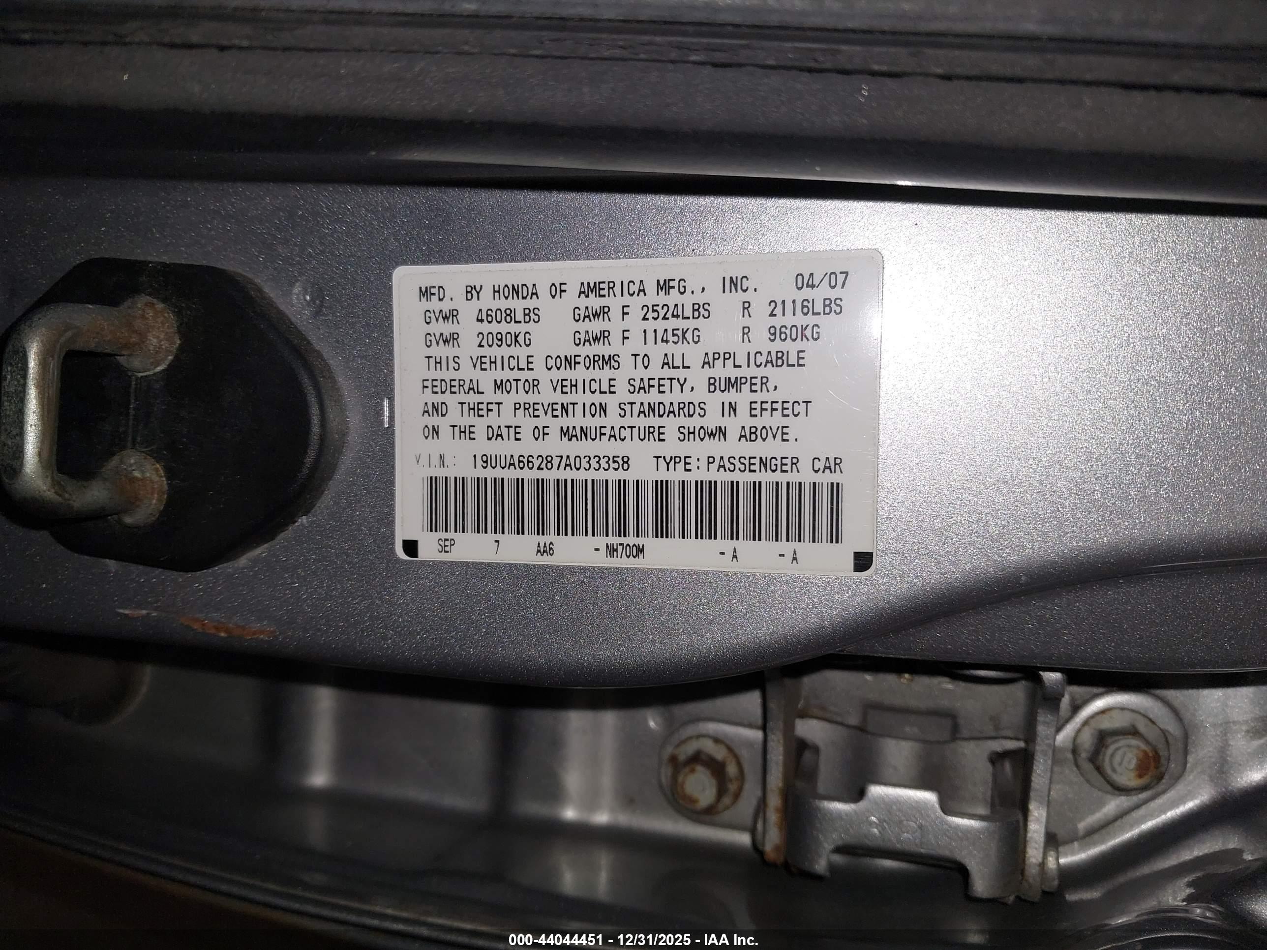 ACURA TL image 9