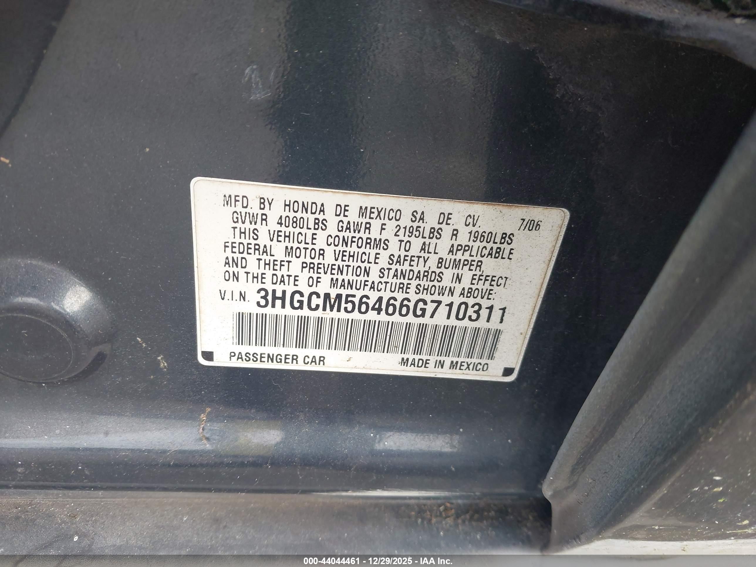 HONDA ACCORD image 9