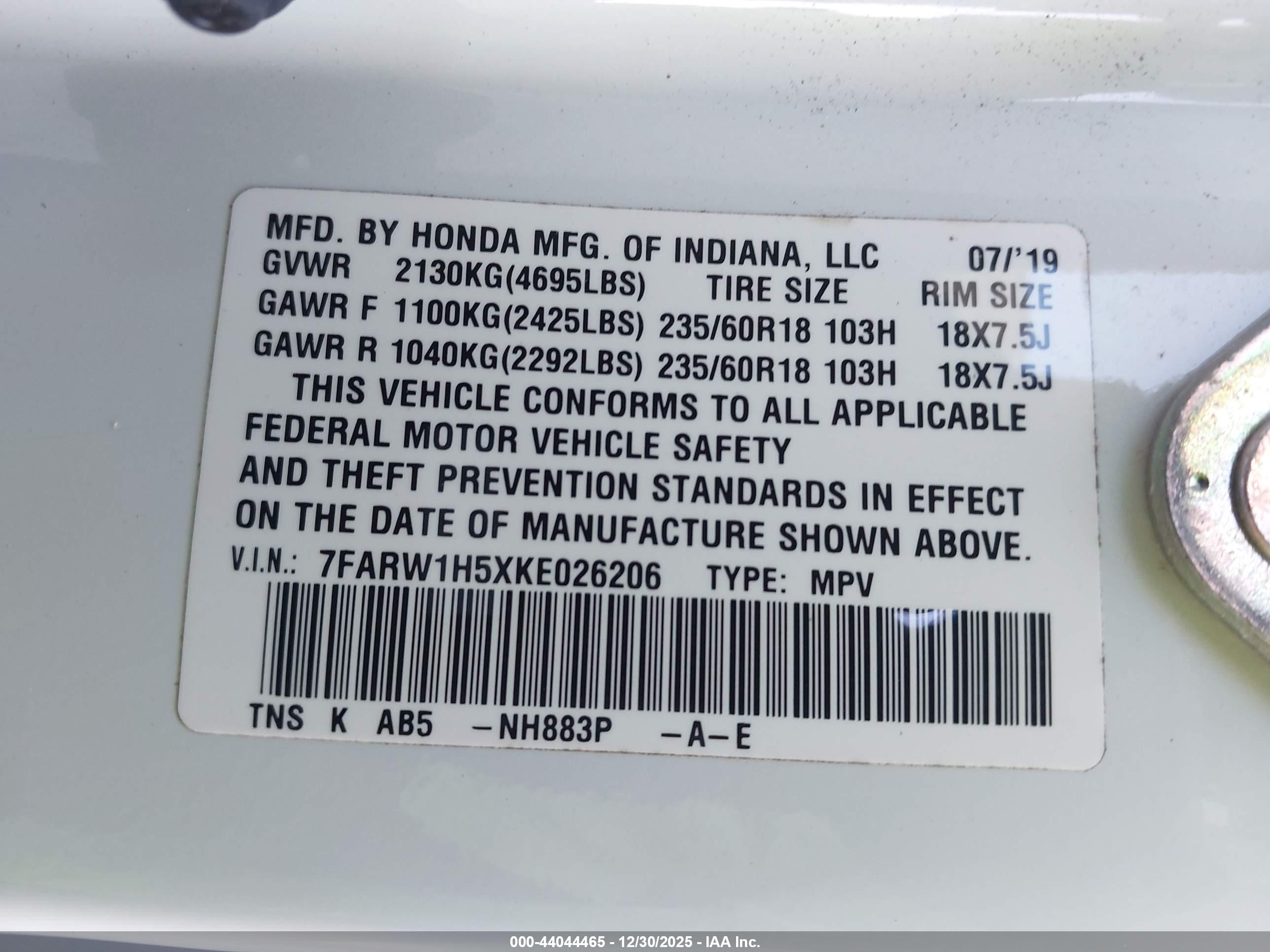 HONDA CR-V image 9
