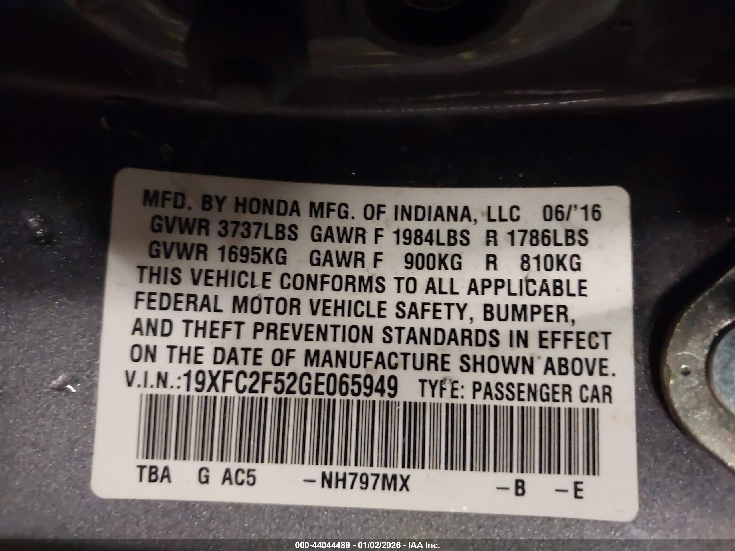 HONDA CIVIC image 9