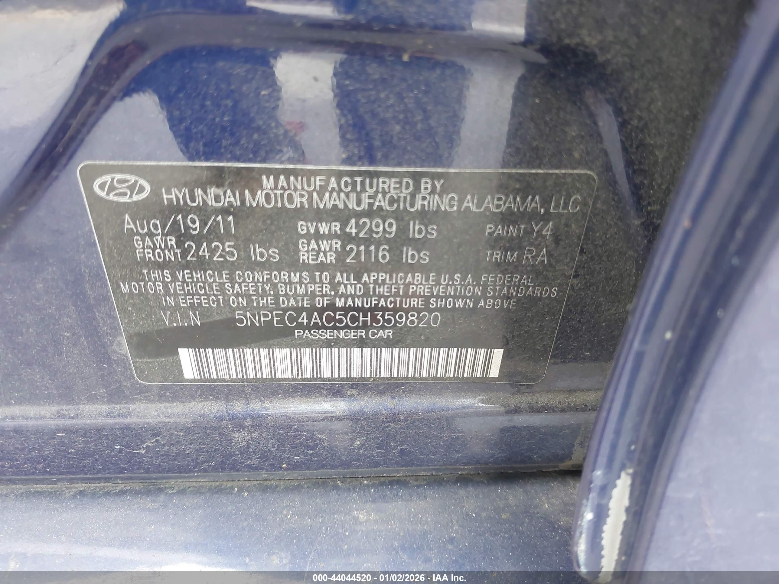 HYUNDAI SONATA image 9