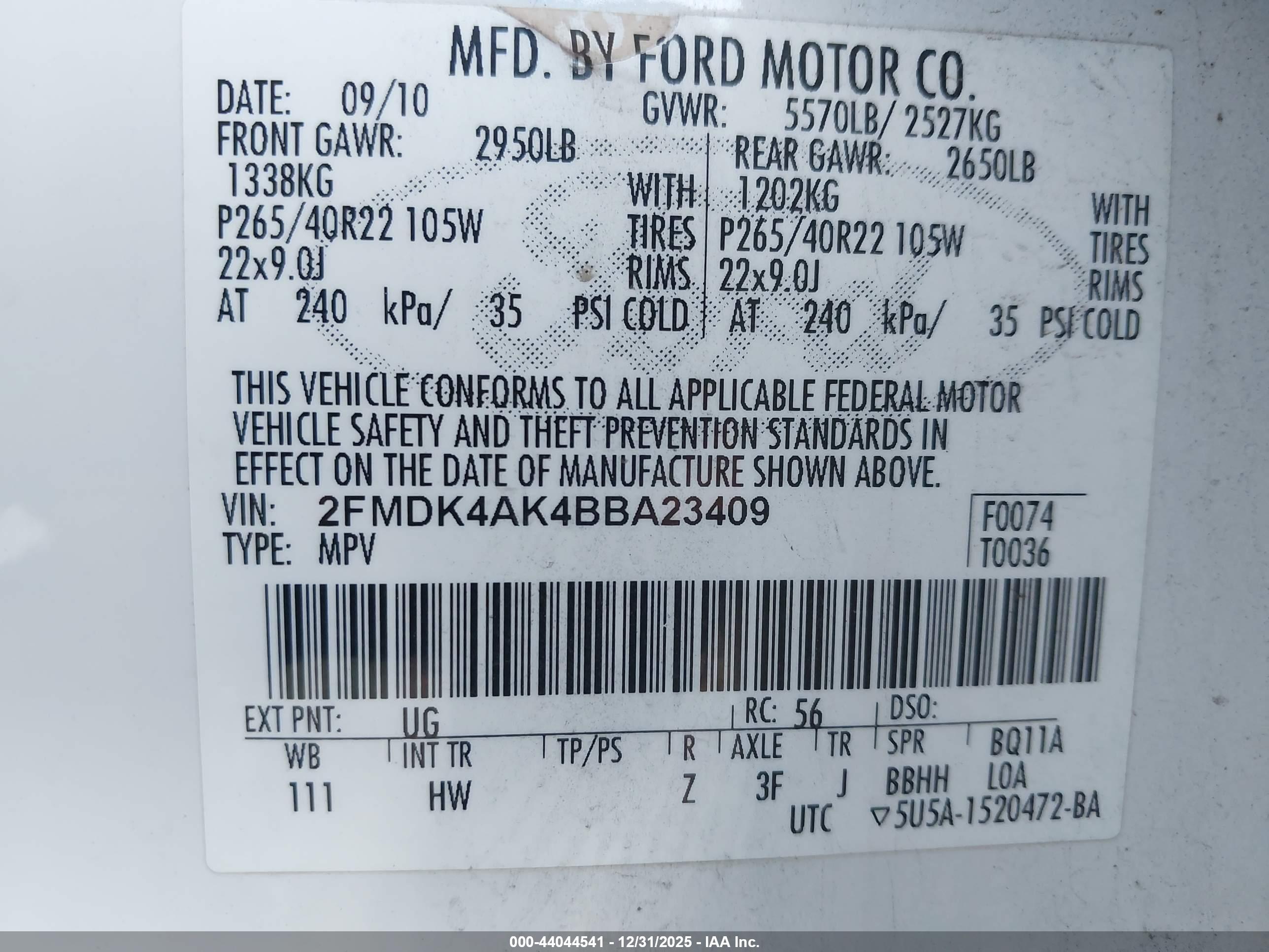 FORD EDGE image 9