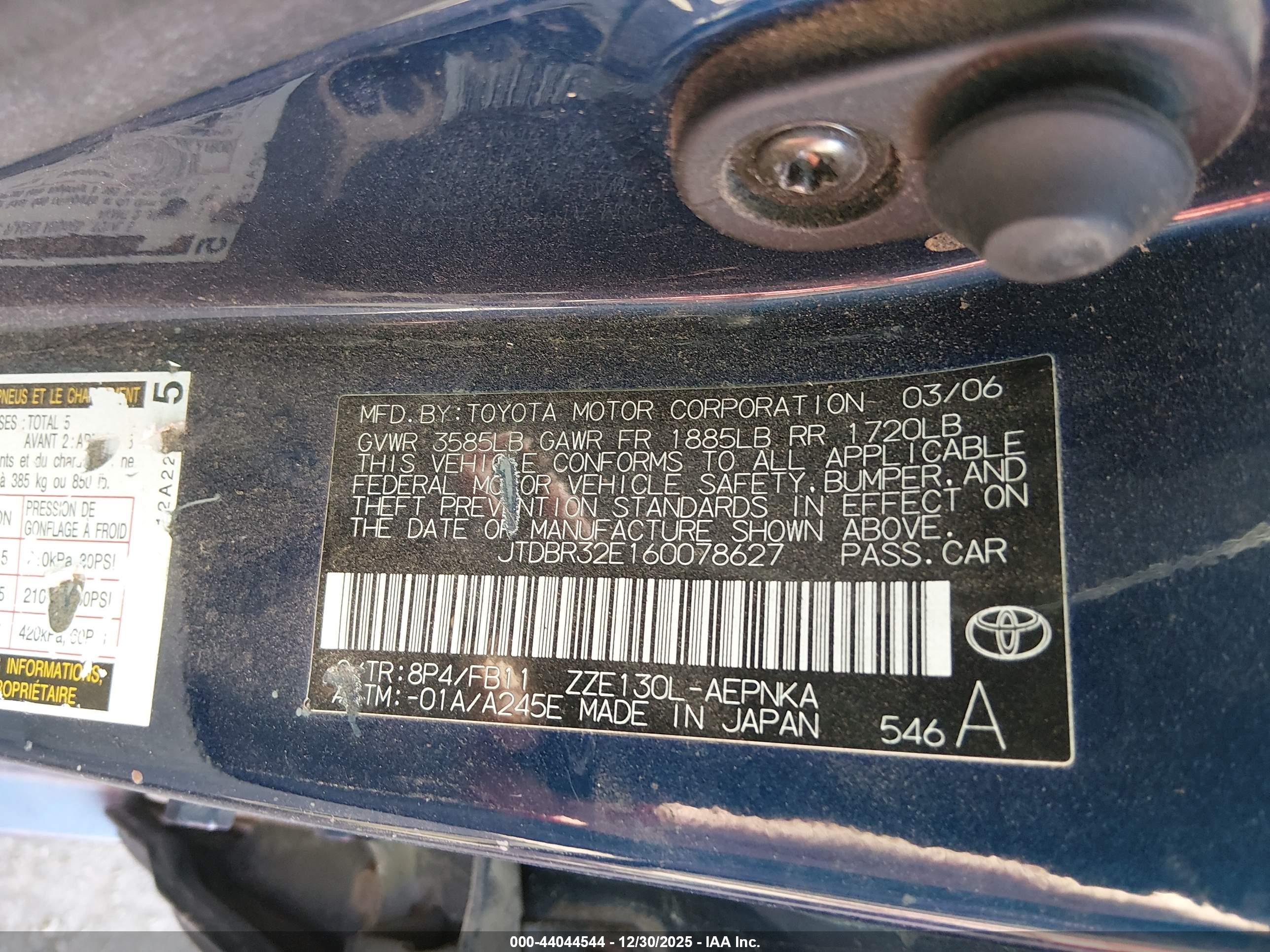TOYOTA COROLLA image 9